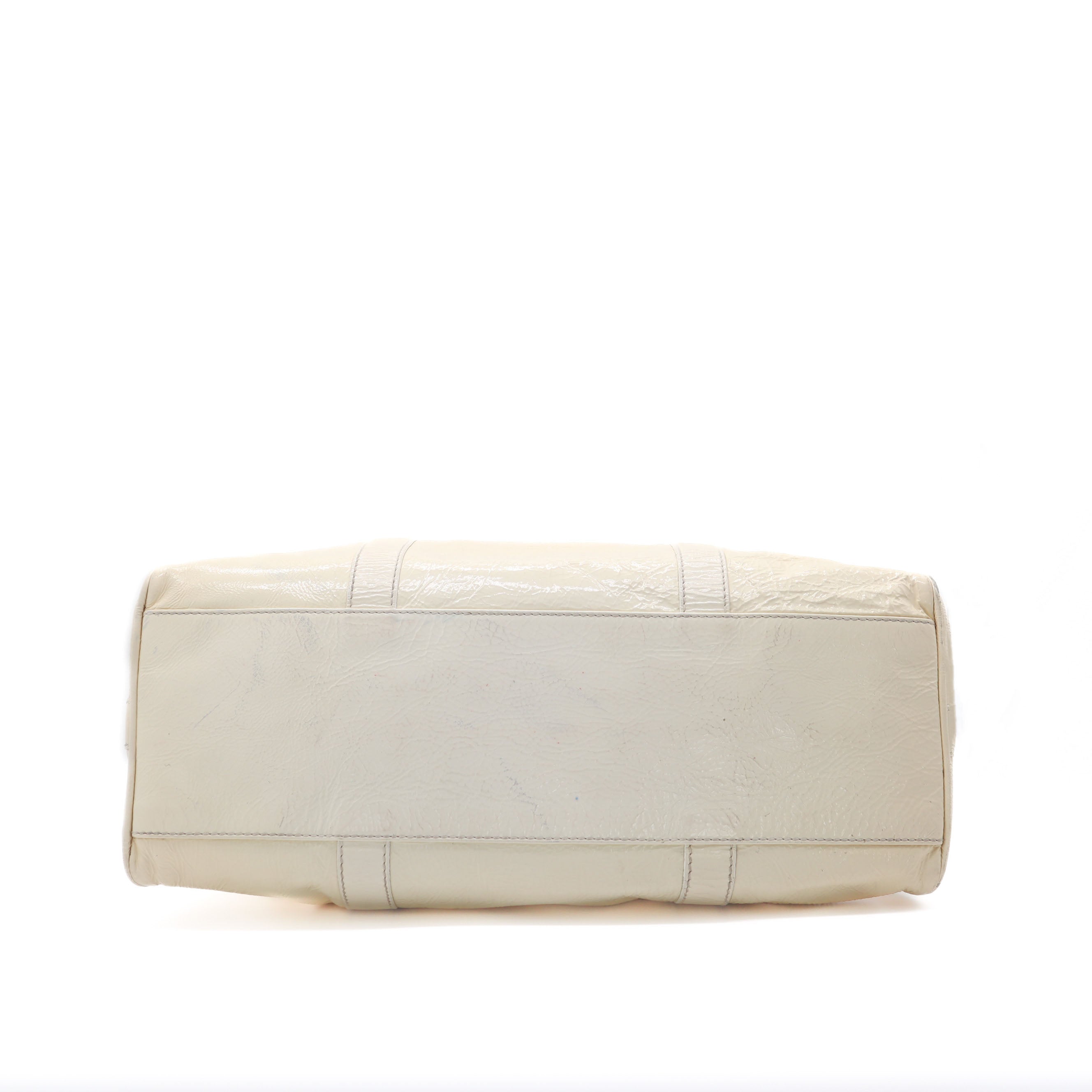 ÉPROUVÉE Fendi Patent Leather Ivory Tote