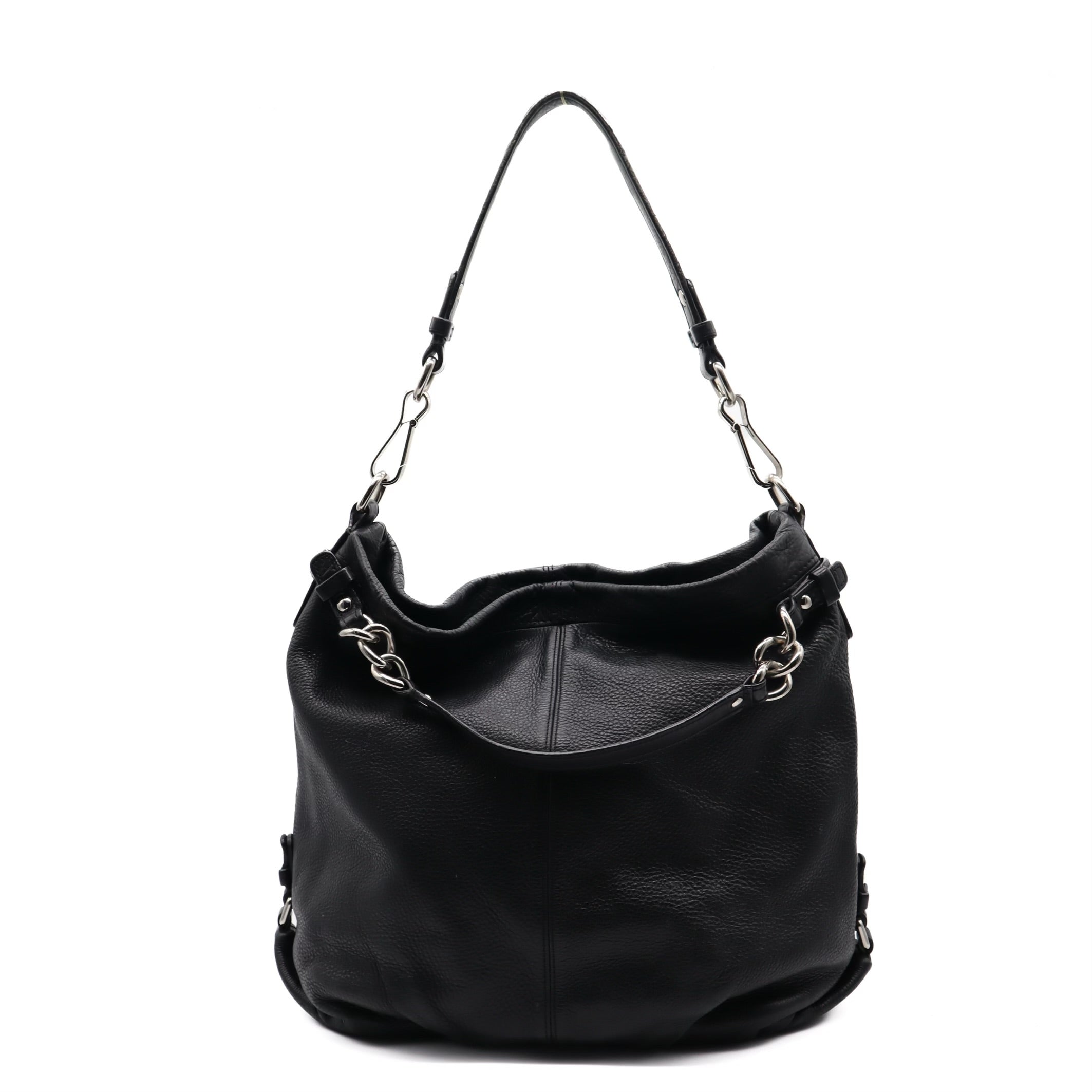Brooke Pebbled Leather Shoulder Hobo Bag