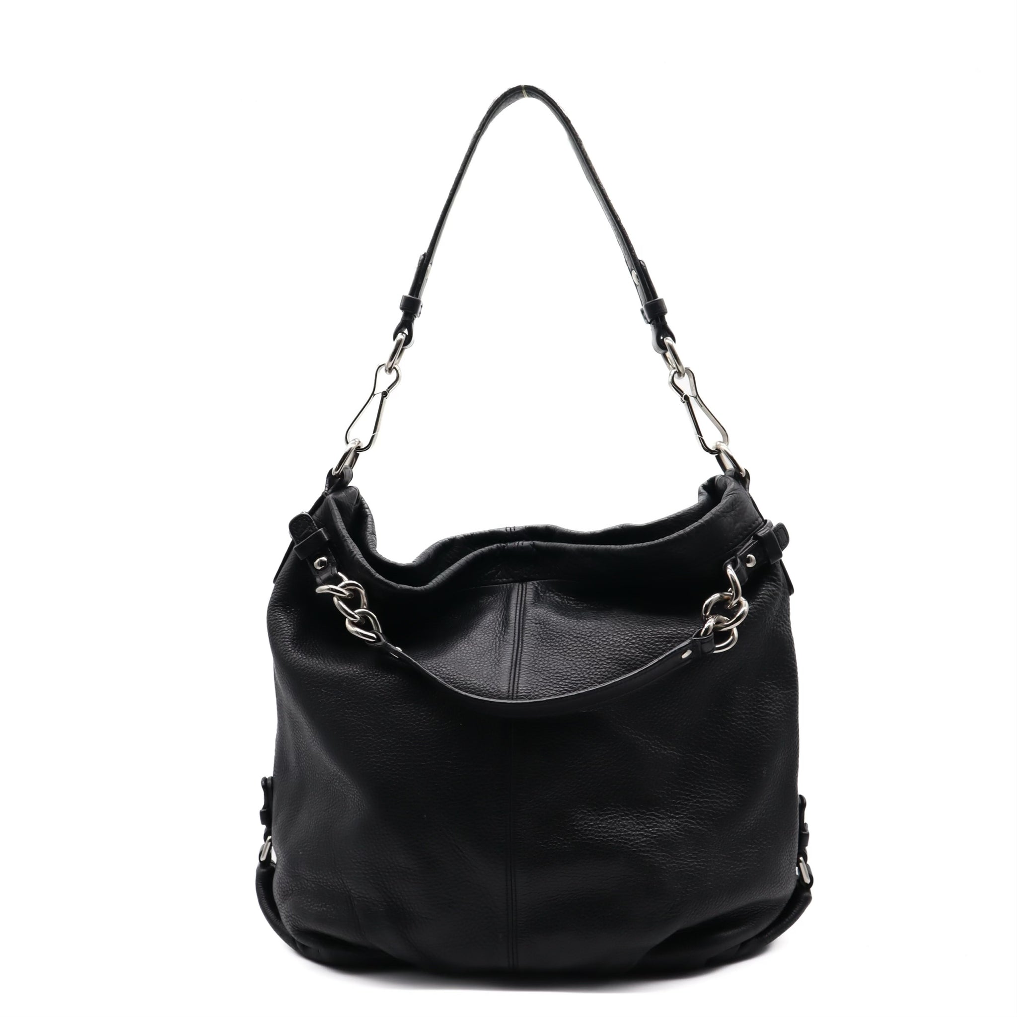 Brooke Pebbled Leather Shoulder Hobo Bag