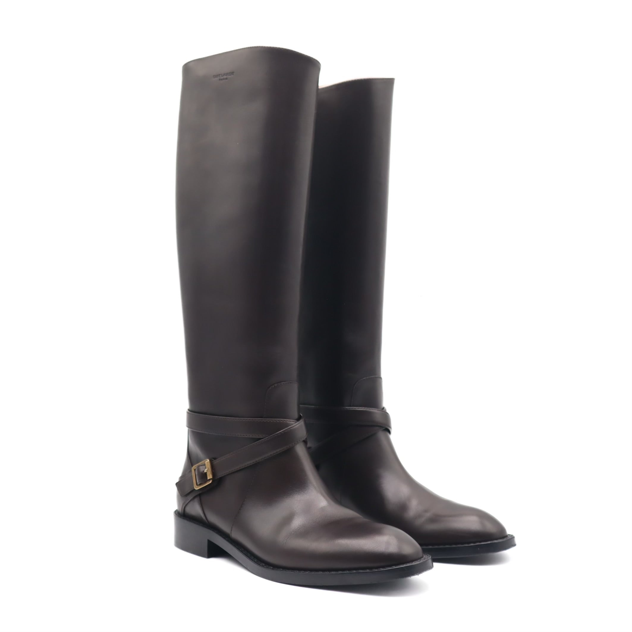 Cavaliere Brown Leather Riding Boots Size 36.5