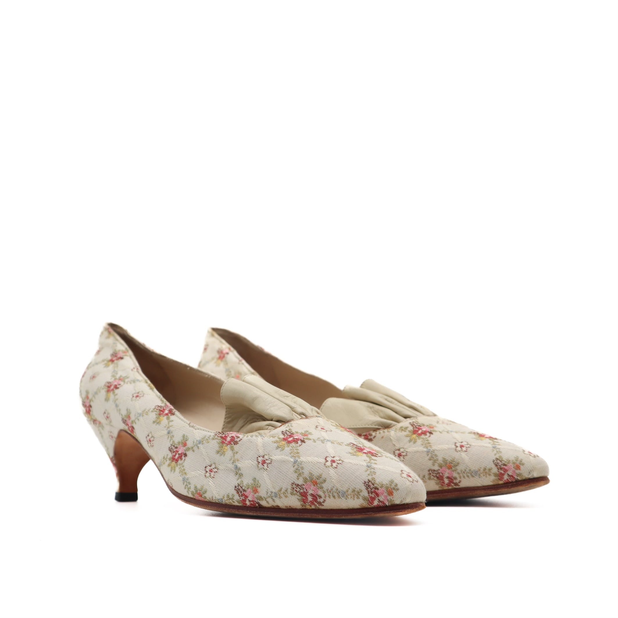 Vintage 80’s Floral Pumps Size 37.5