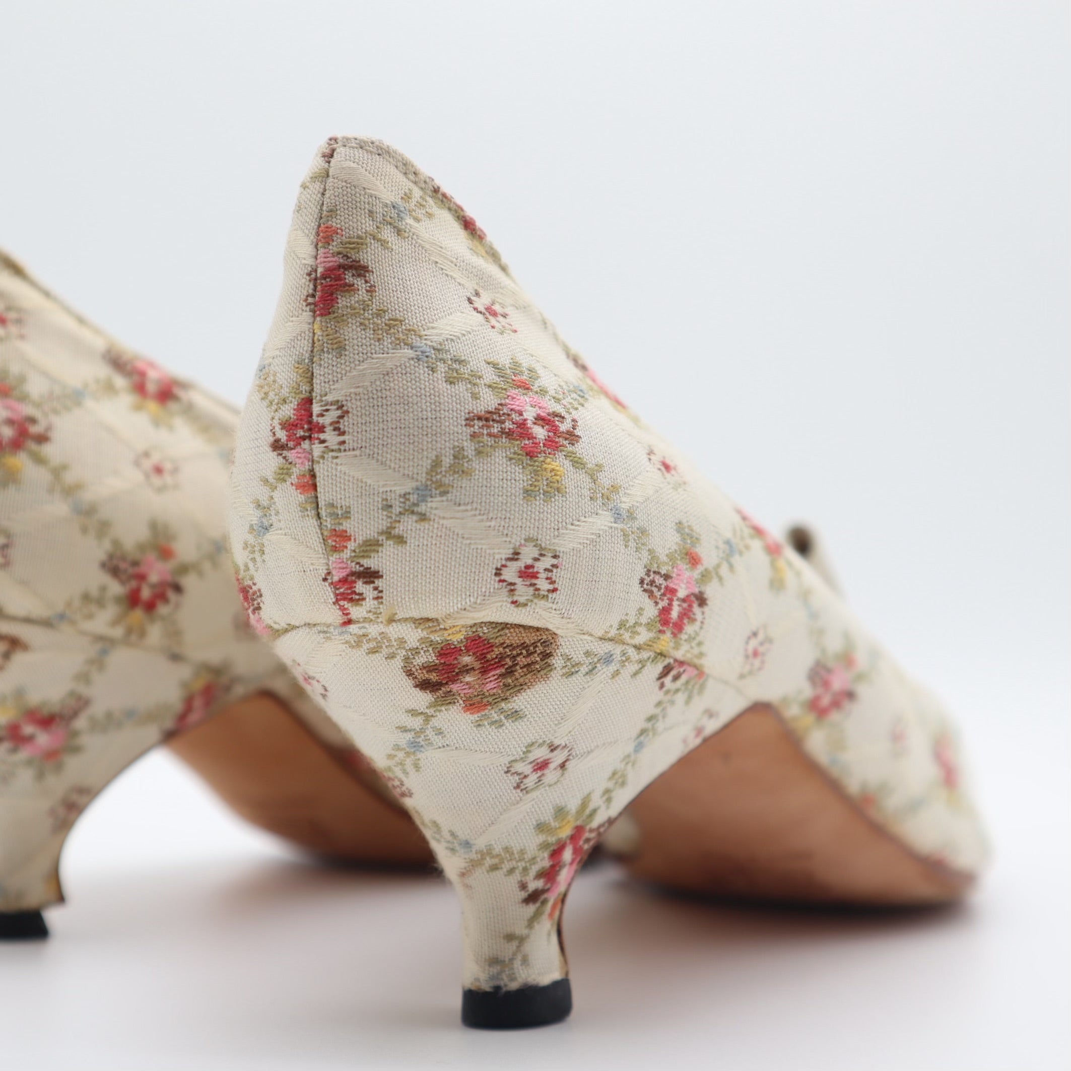 Vintage 80’s Floral Pumps Size 37.5