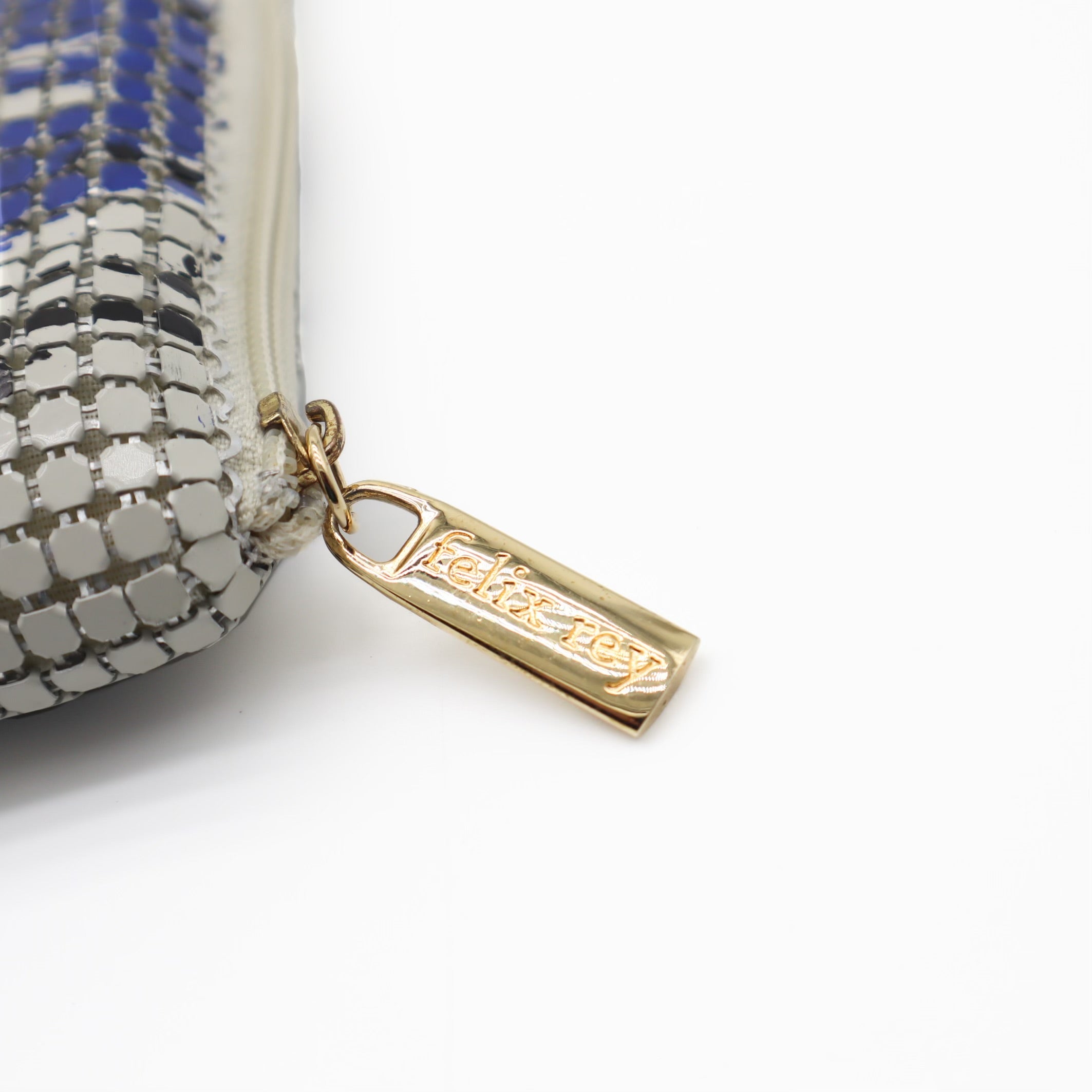 Vintage Abstract Chainmail Clutch Pouch