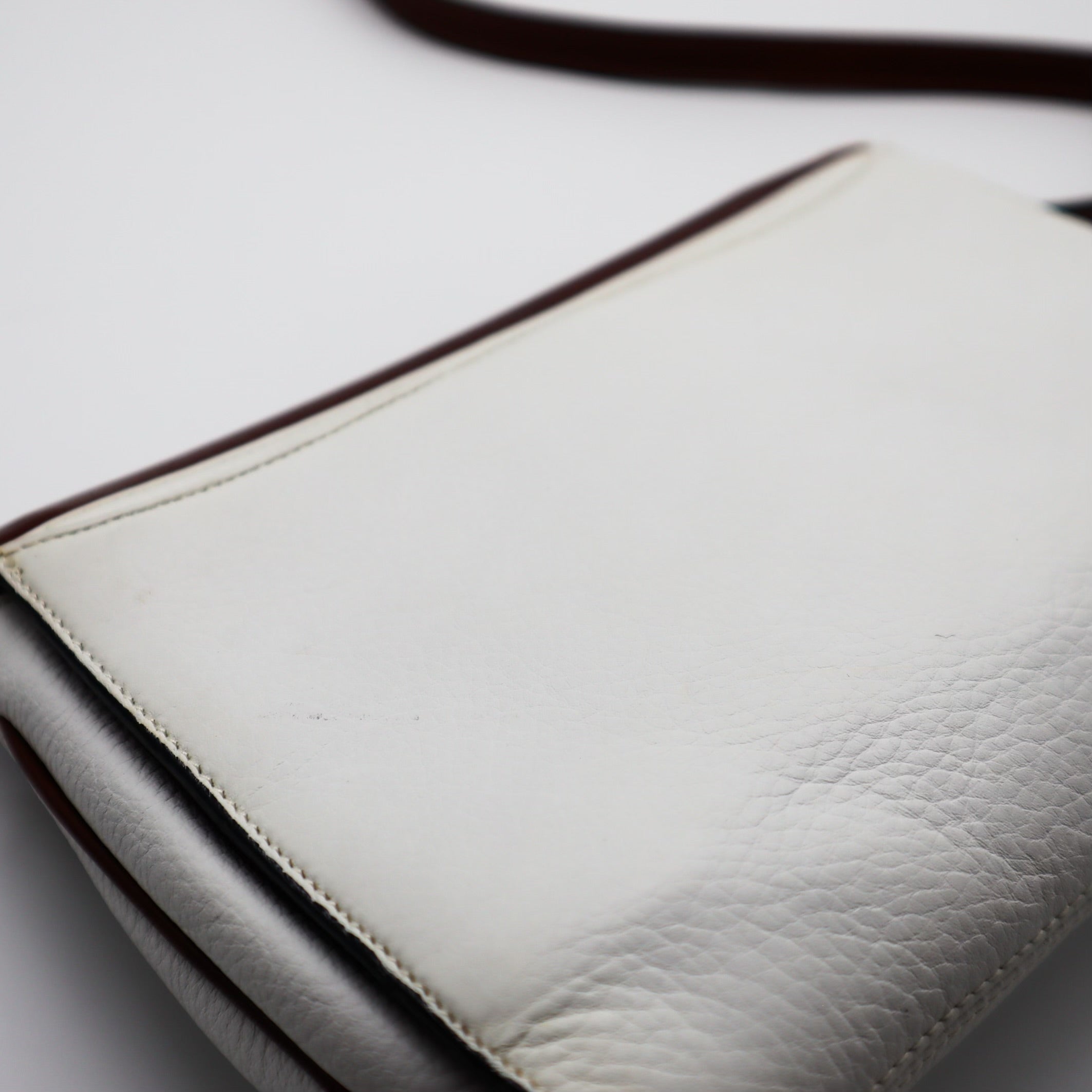 Vintage Color Block Crossbody Bag