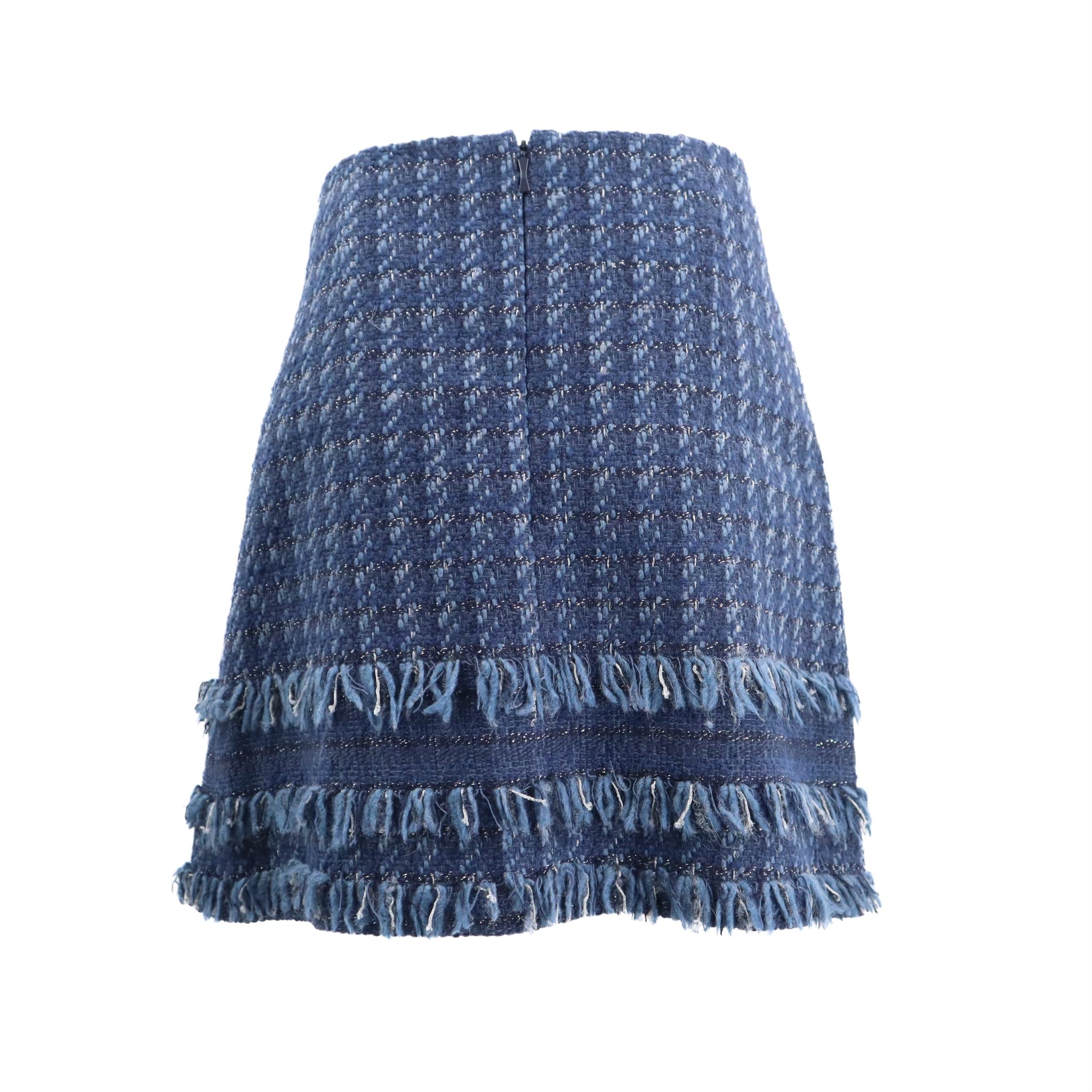 Madison Ave Joelle Tweed Tiered Skirt