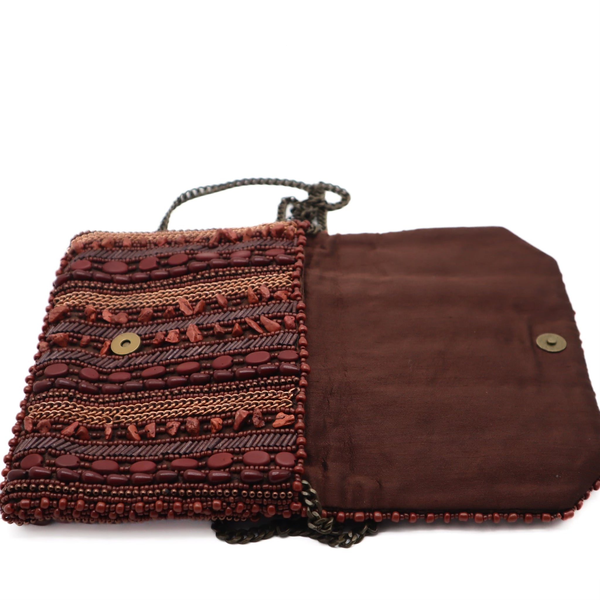 Vintage Beaded Flap Bag