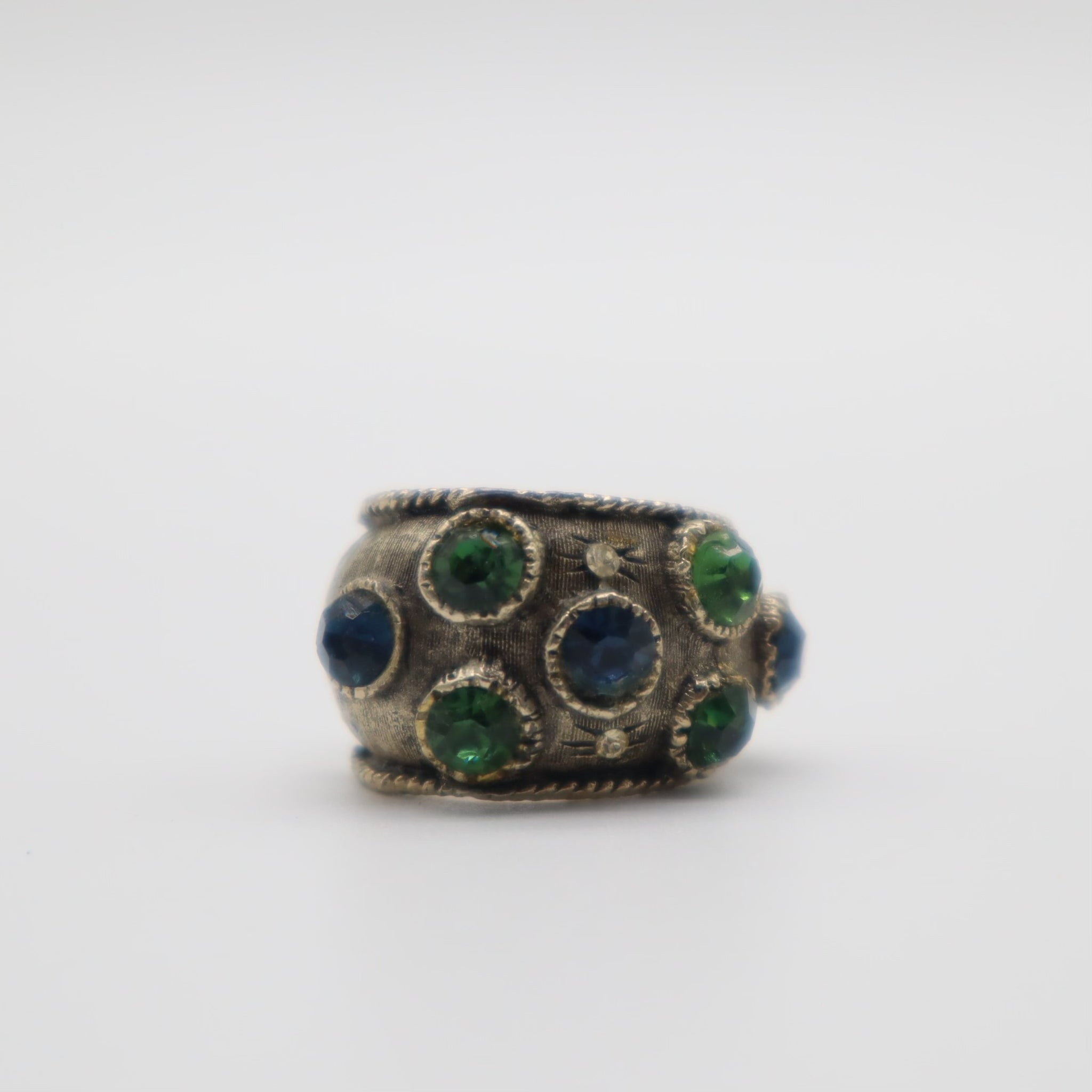 Vintage Gem Clip On Earrings