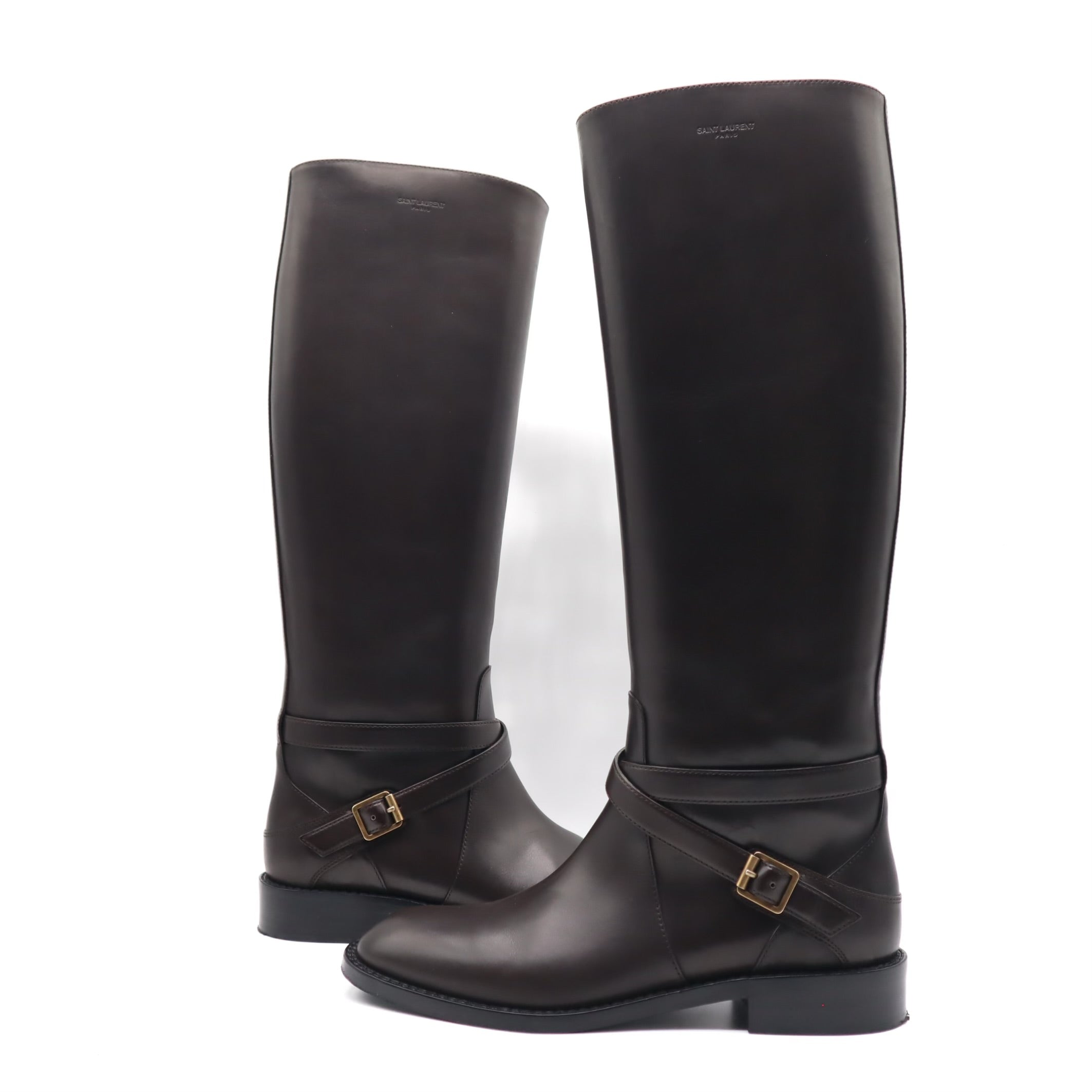 Cavaliere Brown Leather Riding Boots Size 36.5