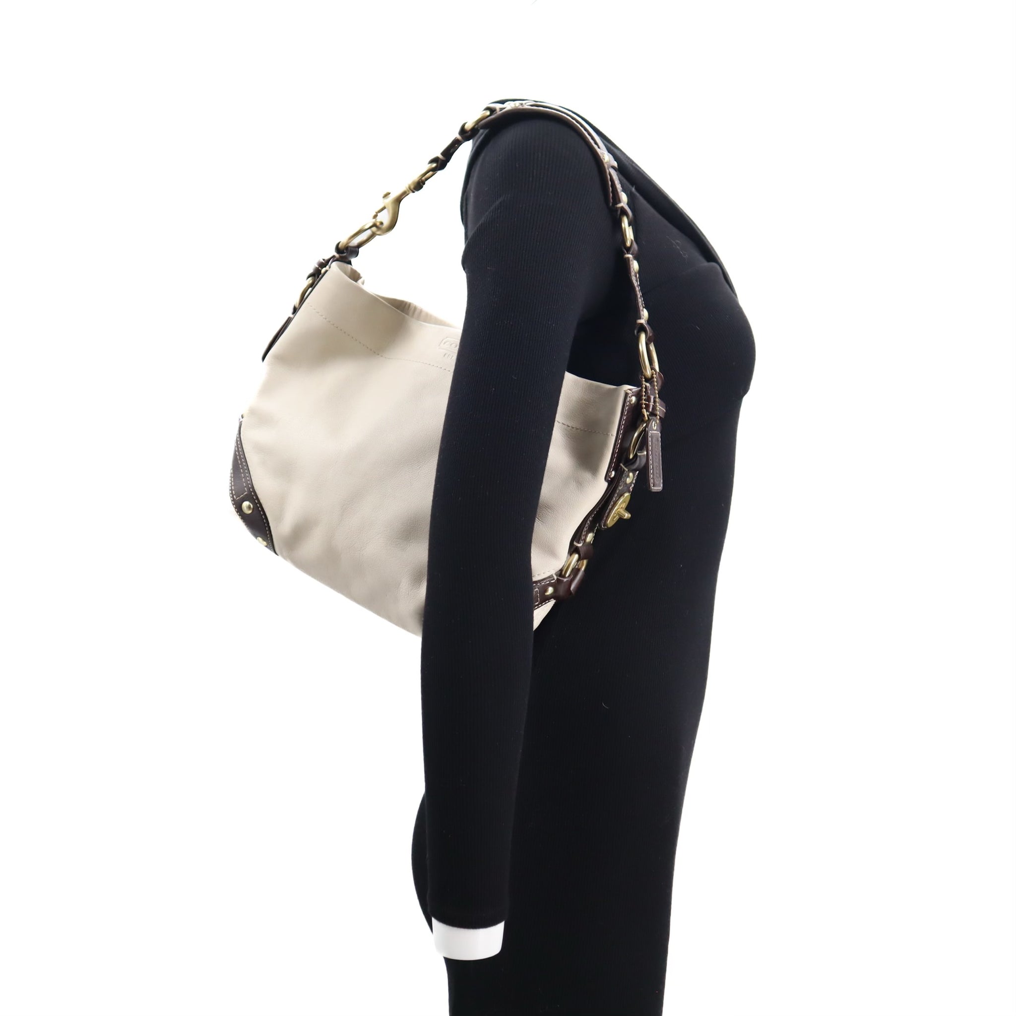 Carly Leather Shoulder Hobo Bag