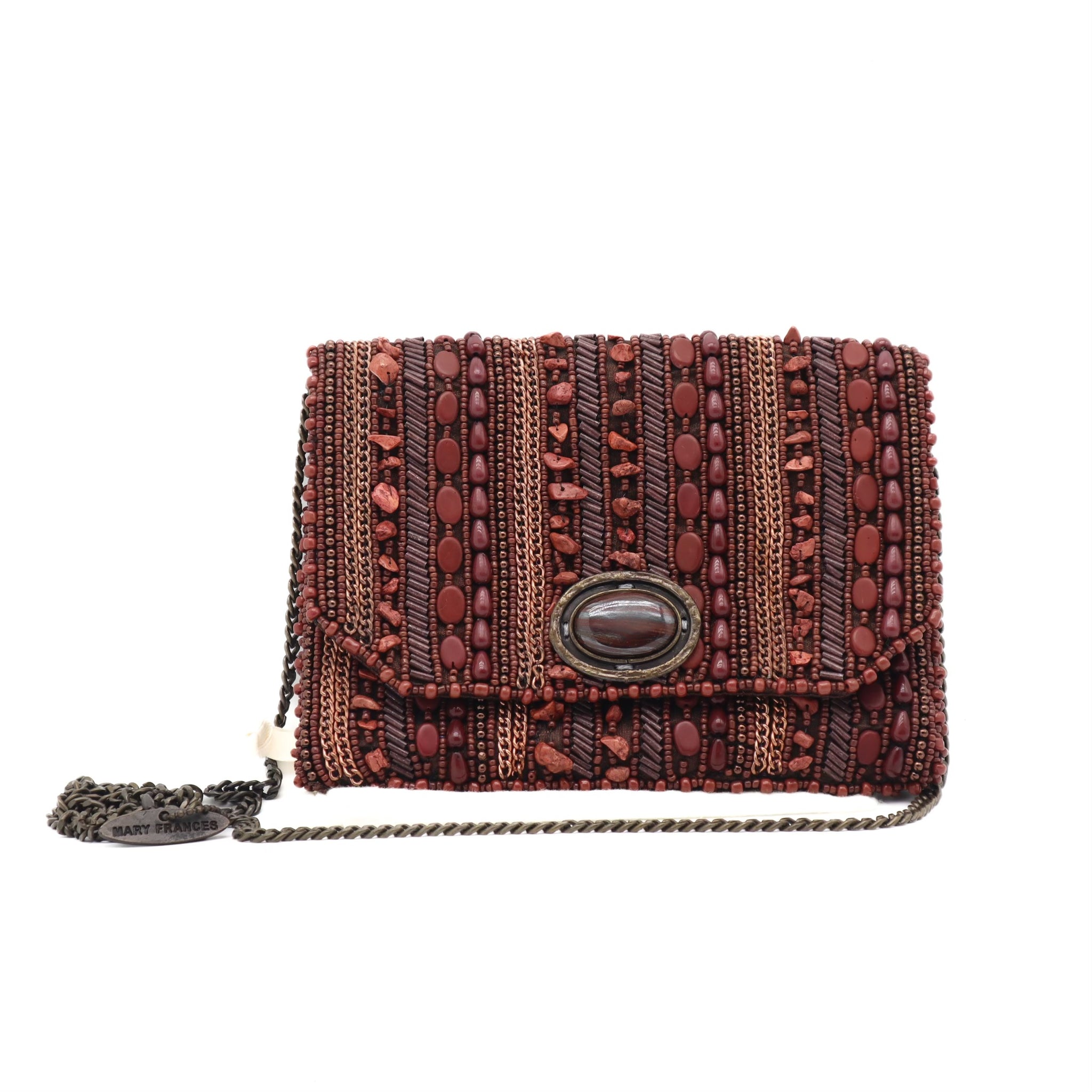 Vintage Beaded Flap Bag