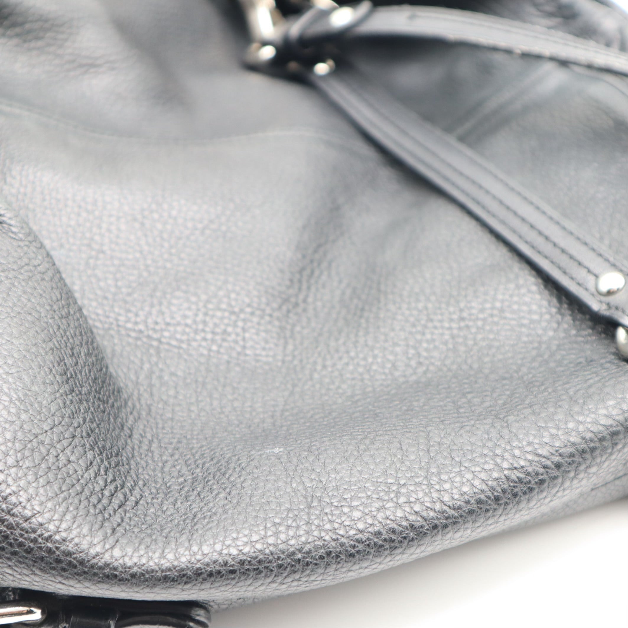 Brooke Pebbled Leather Shoulder Hobo Bag