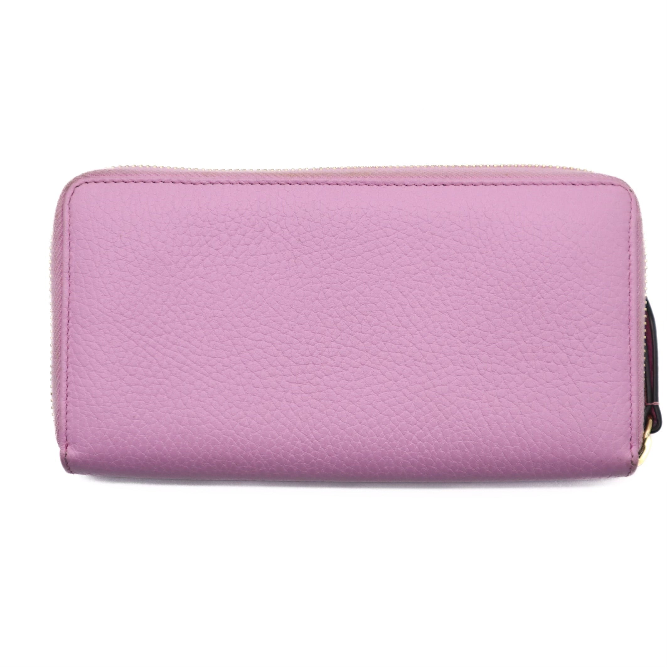 Bosco Mormont Lilac Long Zip Leather Wallet