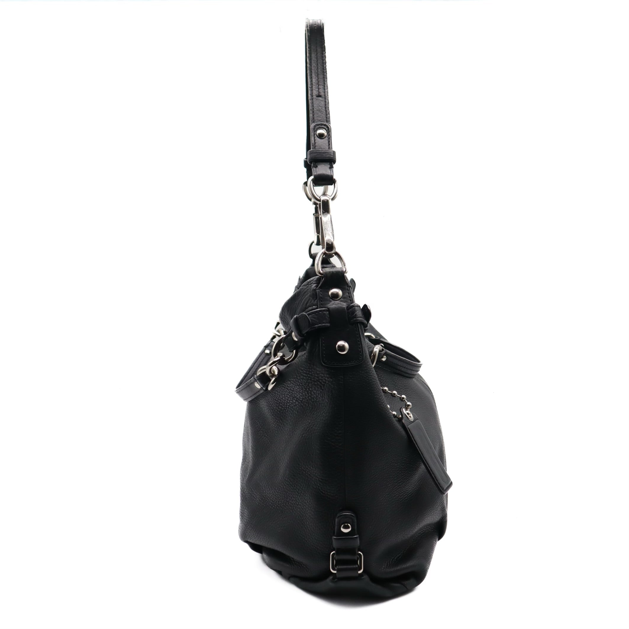 Brooke Pebbled Leather Shoulder Hobo Bag