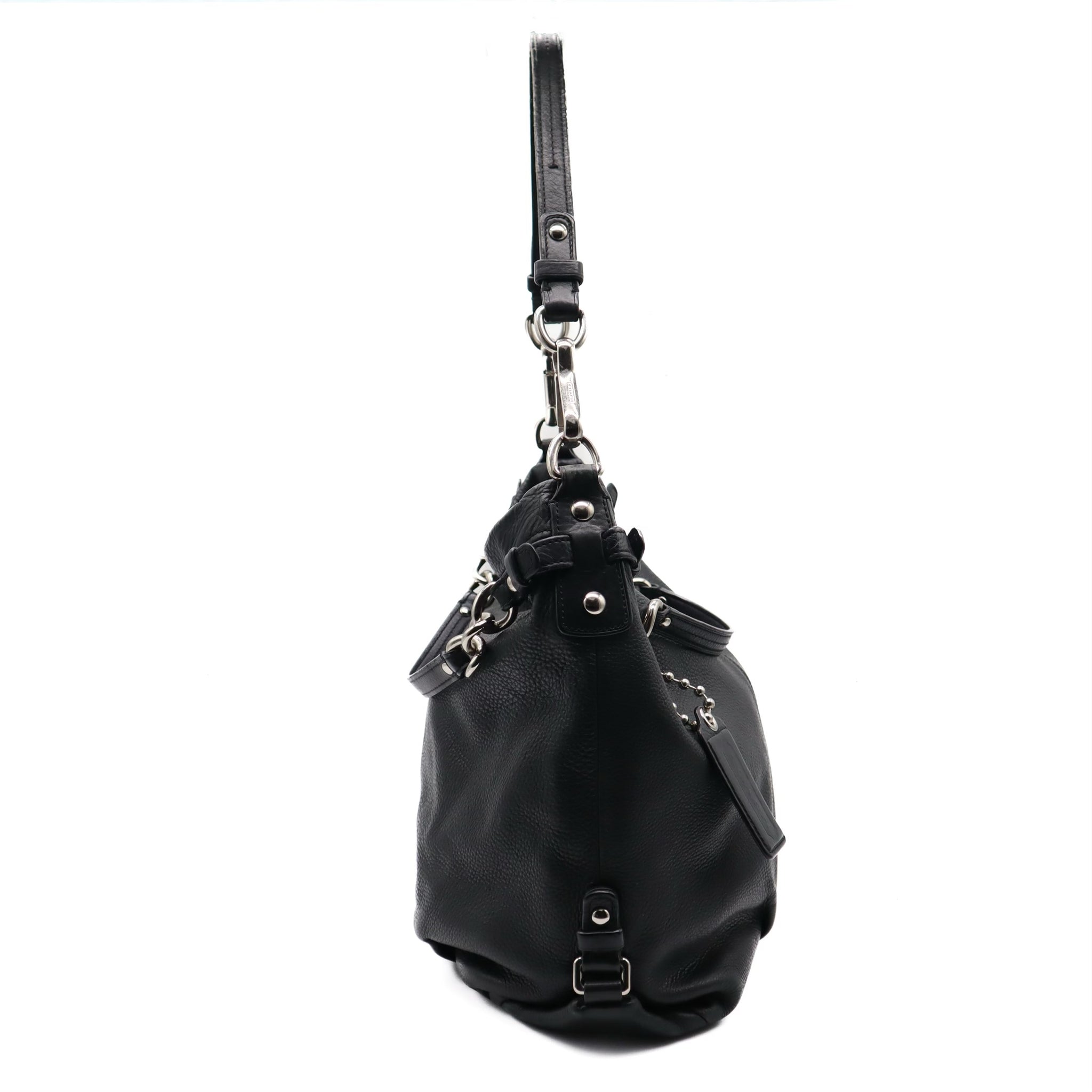 Brooke Pebbled Leather Shoulder Hobo Bag