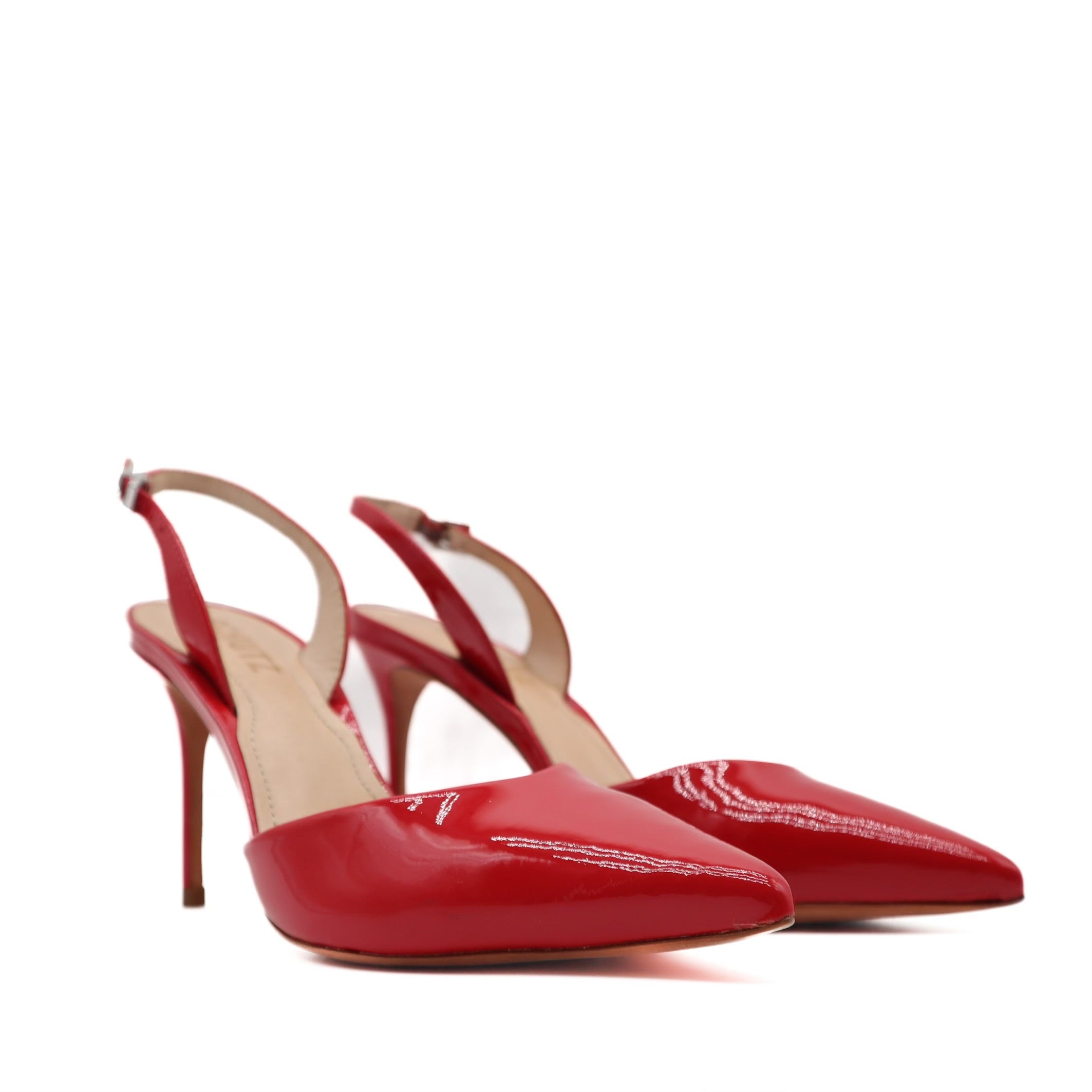 Maysha Patent Leather Slingback Pump Size 7.5
