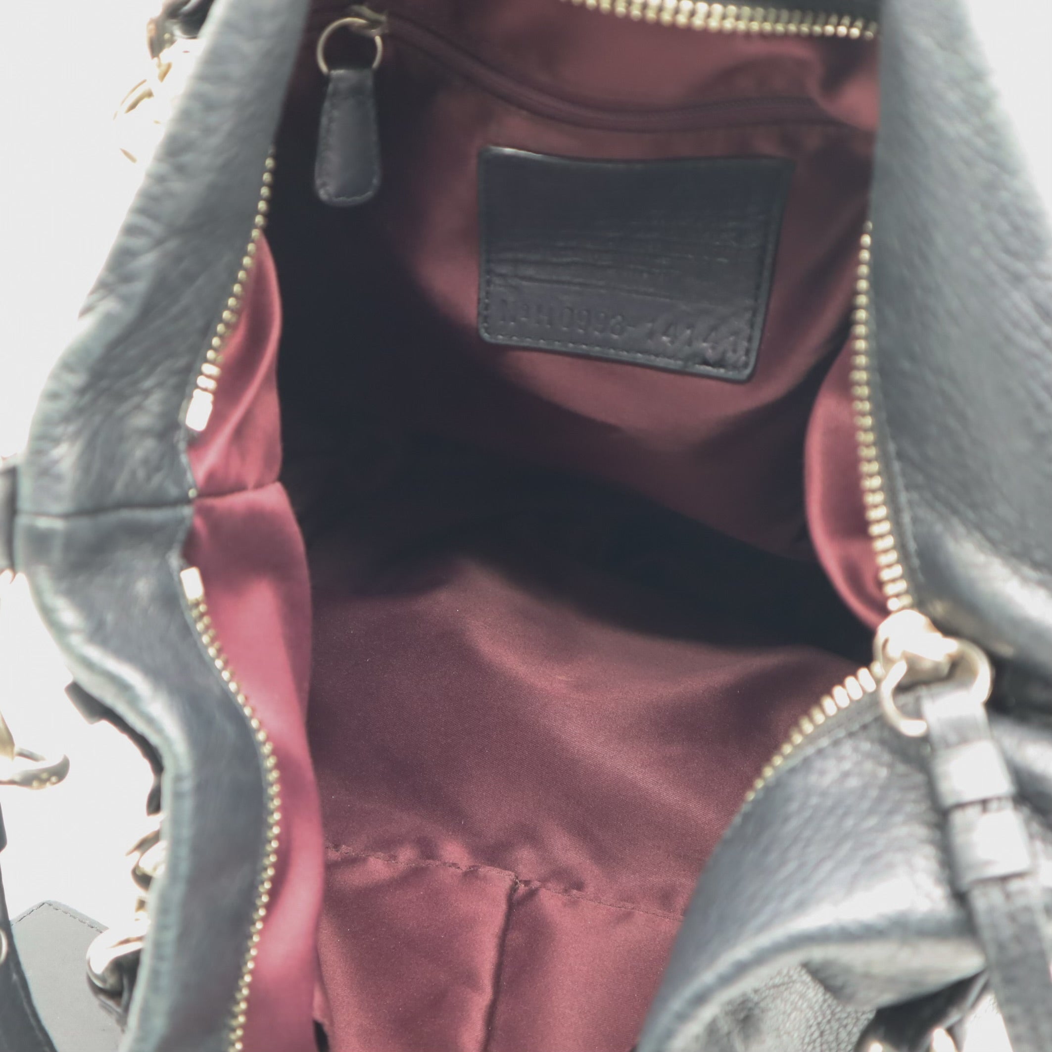 Brooke Pebbled Leather Shoulder Hobo Bag