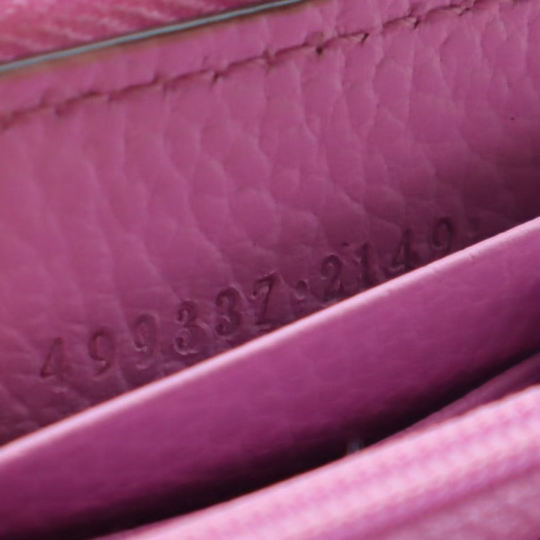 Bosco Mormont Lilac Long Zip Leather Wallet