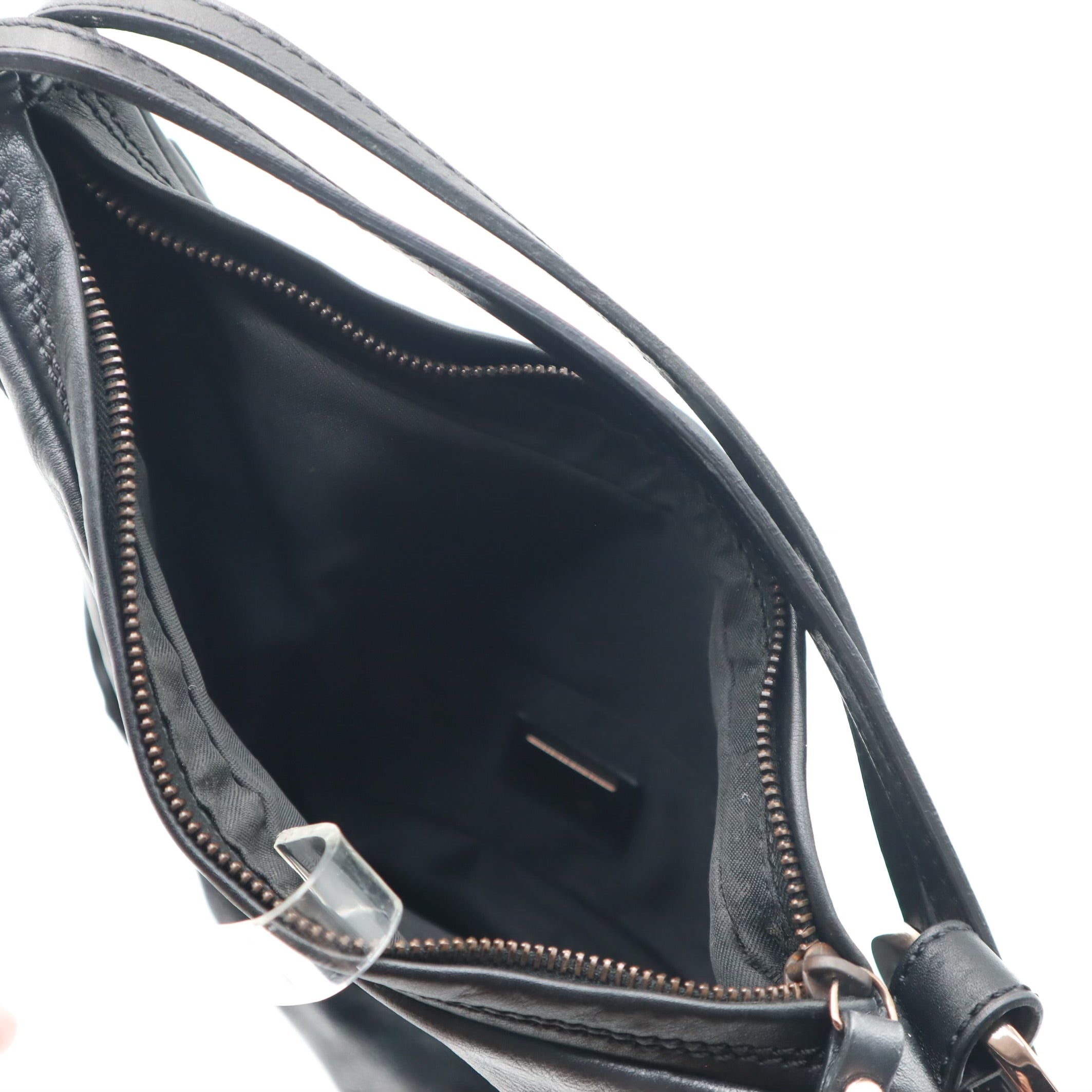 Oyster Swirl Leather Shoulder Bag