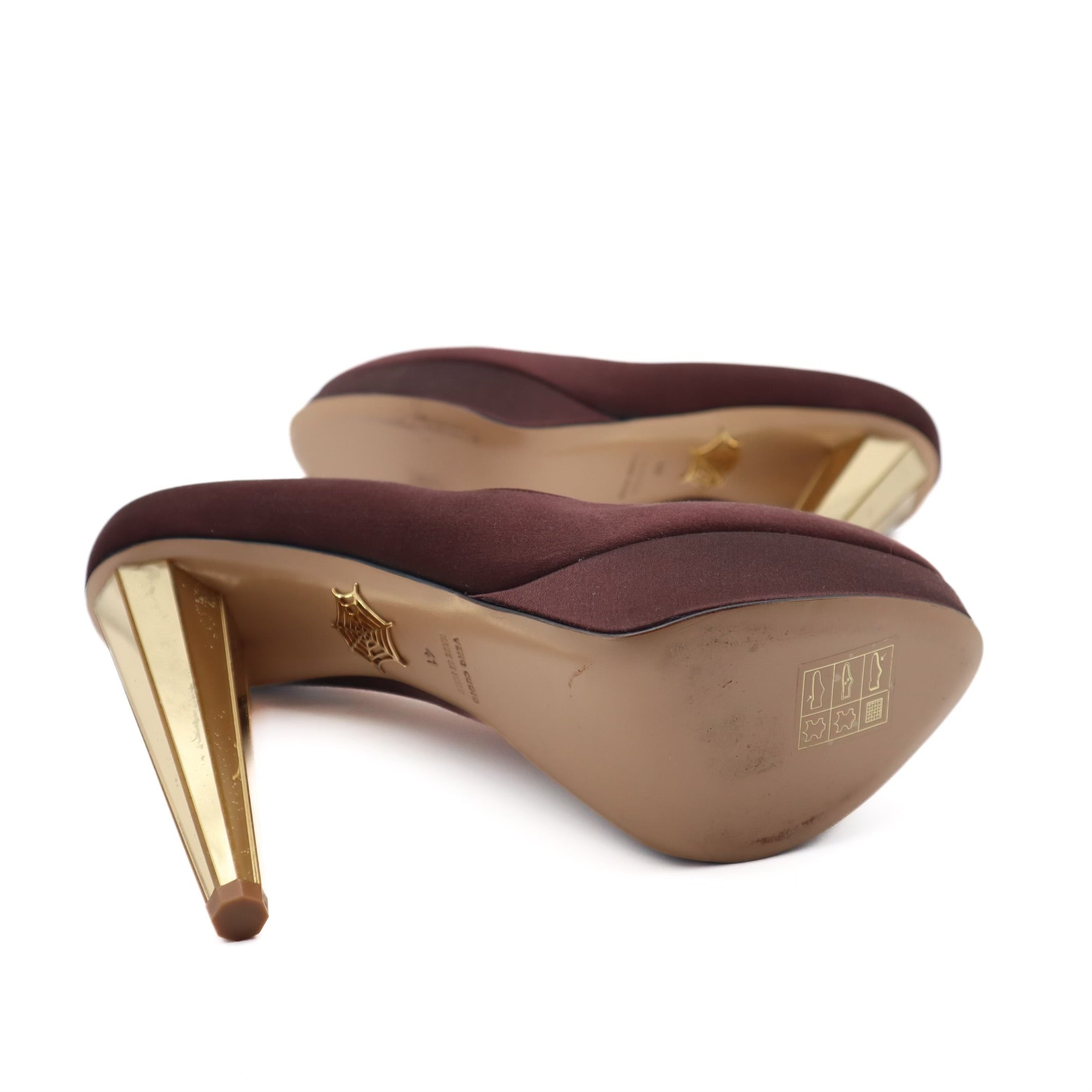 Showbiz Sebia Satin Platform Pumps