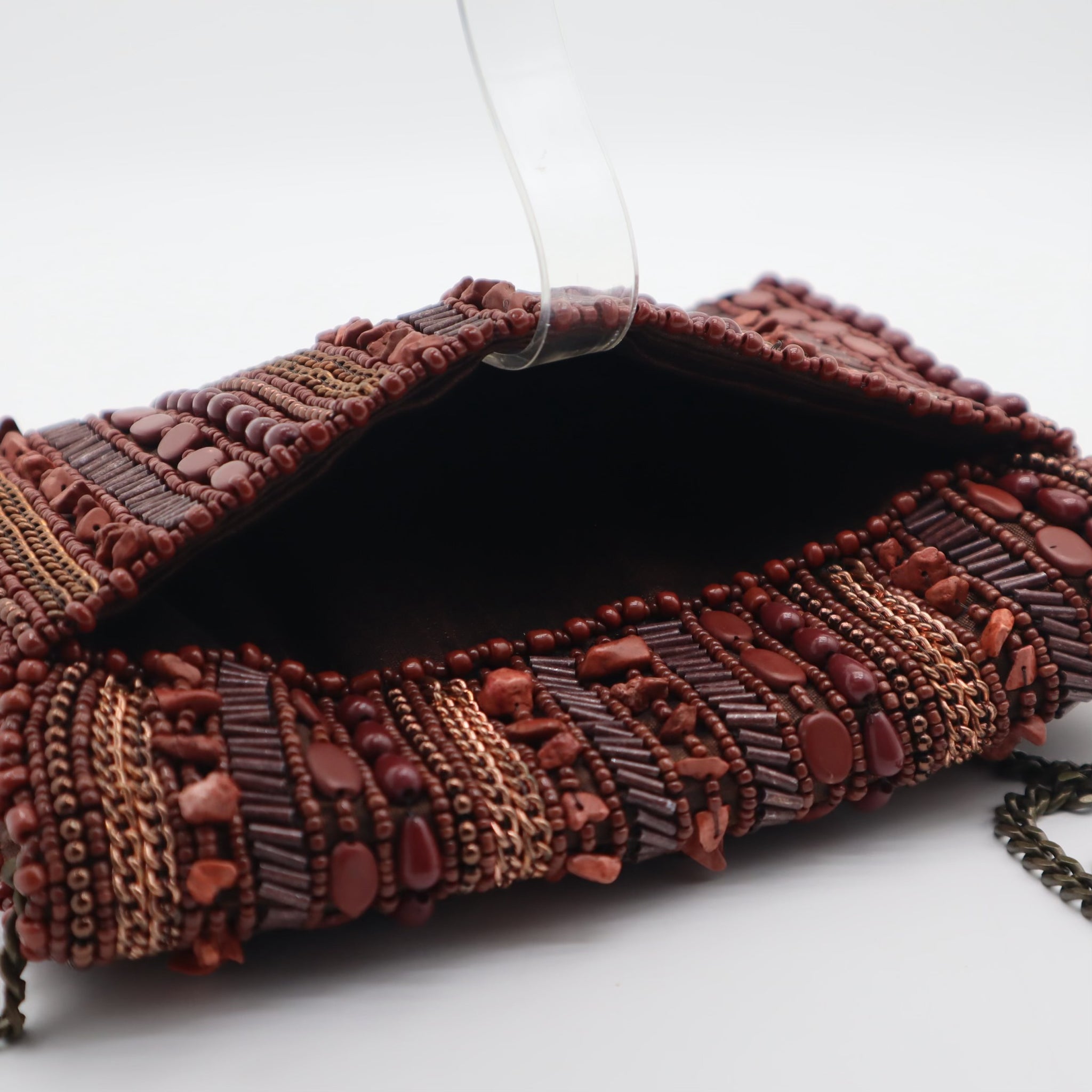 Vintage Beaded Flap Bag