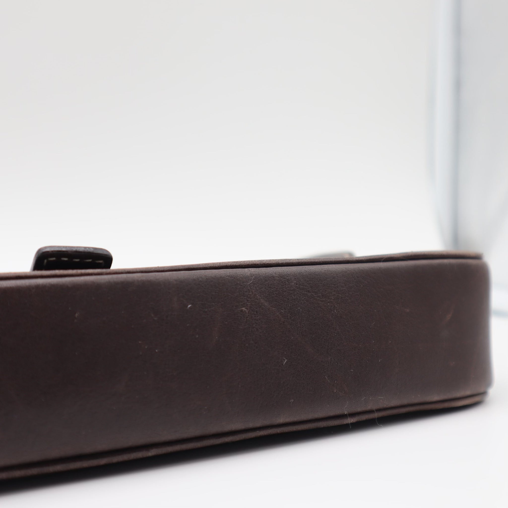 Hamptons Leather Demi Flap Shoulder Bag