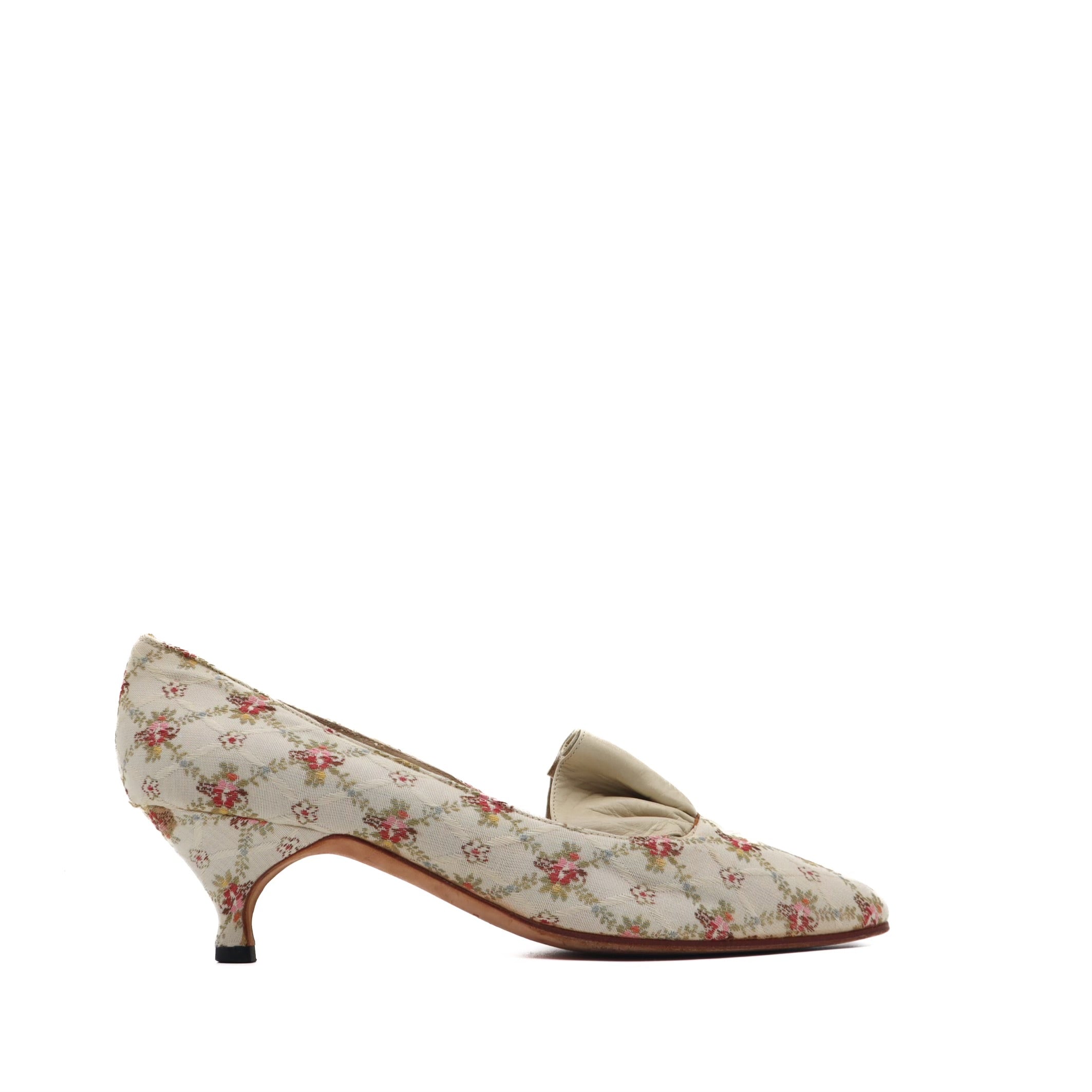 Vintage 80’s Floral Pumps Size 37.5