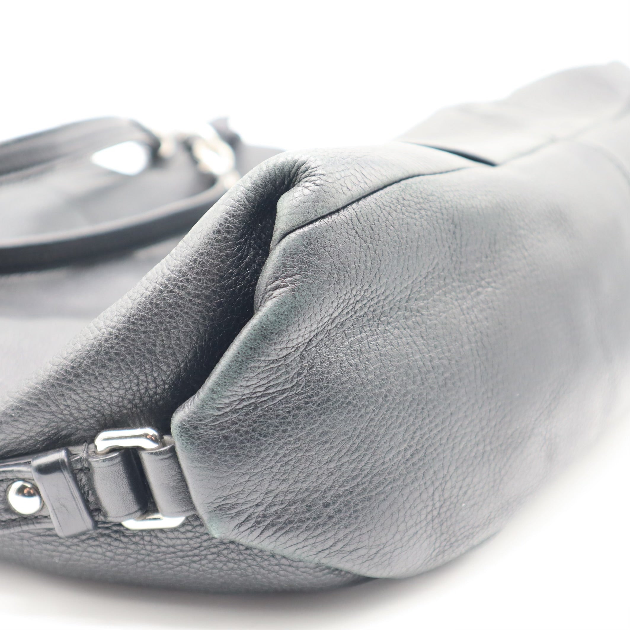 Brooke Pebbled Leather Shoulder Hobo Bag