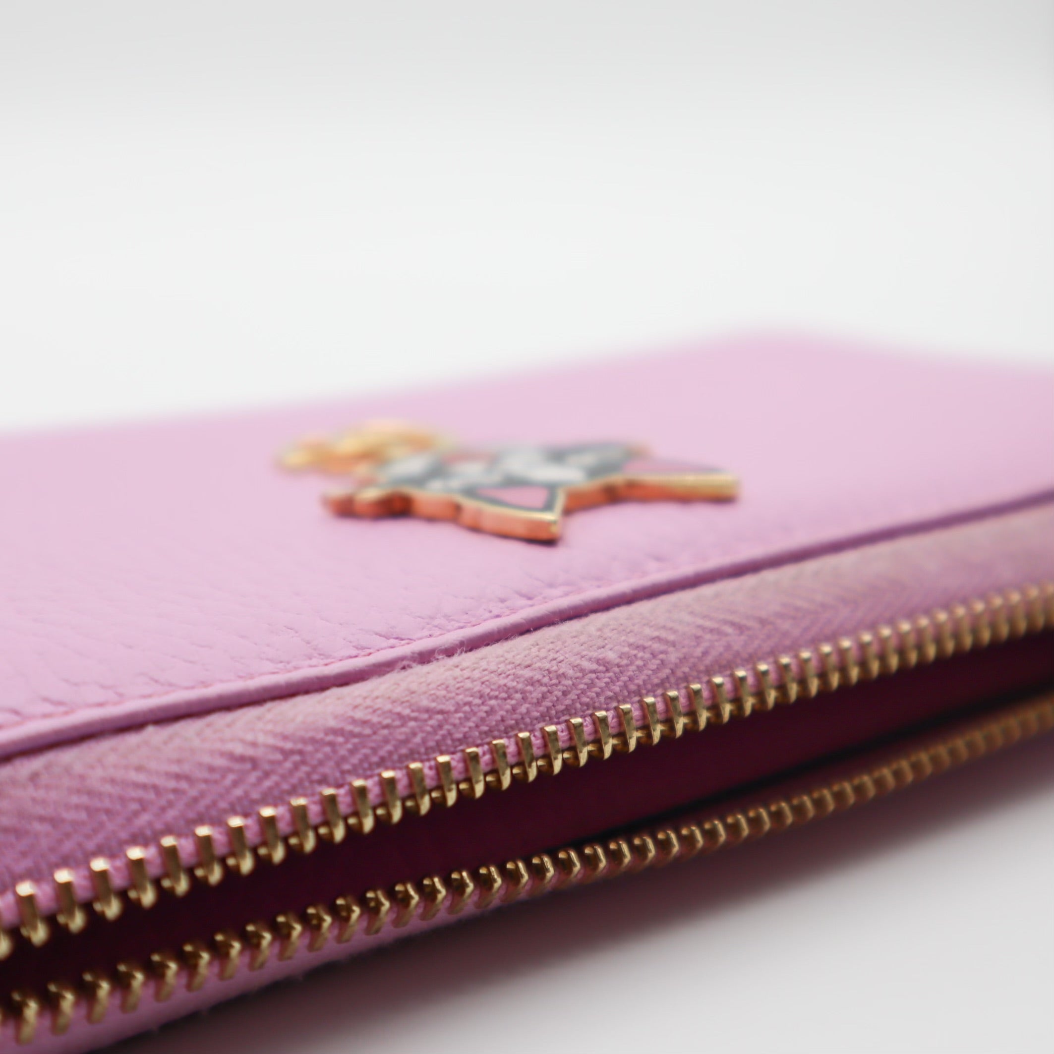 Bosco Mormont Lilac Long Zip Leather Wallet