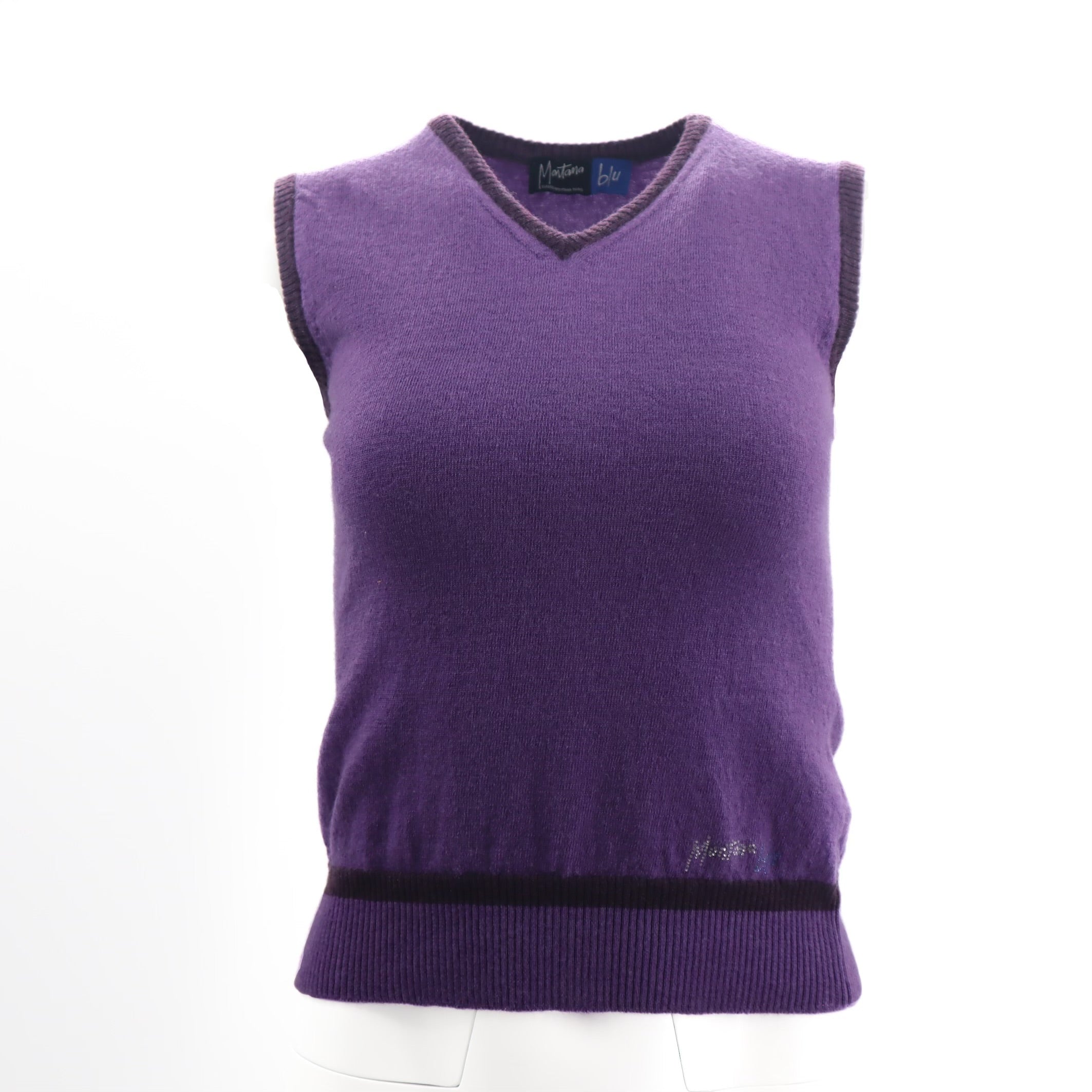 Montana Blu Vintage Purple Sweater Vest