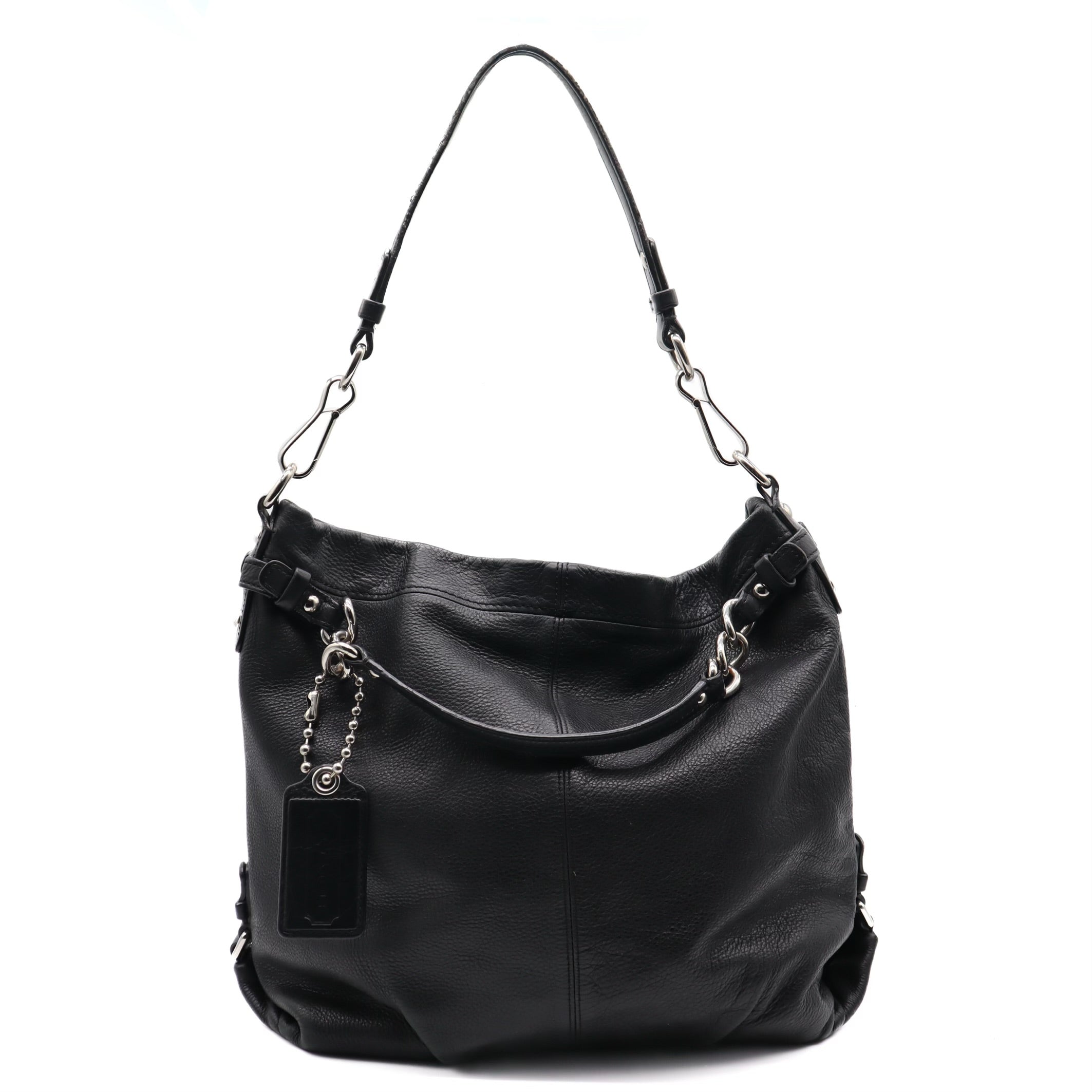 Brooke Pebbled Leather Shoulder Hobo Bag