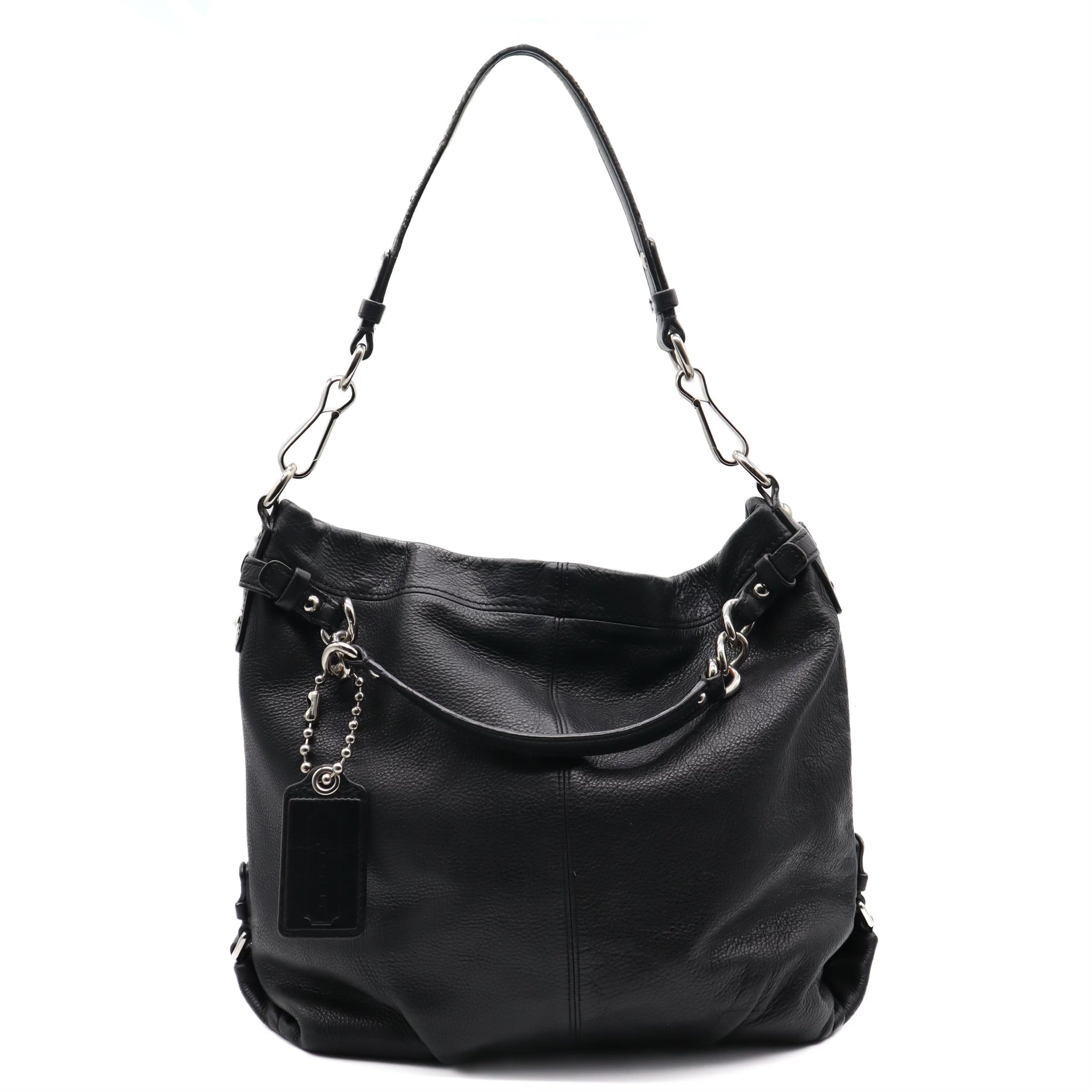 Brooke Pebbled Leather Shoulder Hobo Bag
