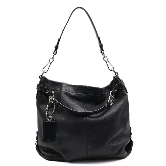 Brooke Pebbled Leather Shoulder Hobo Bag