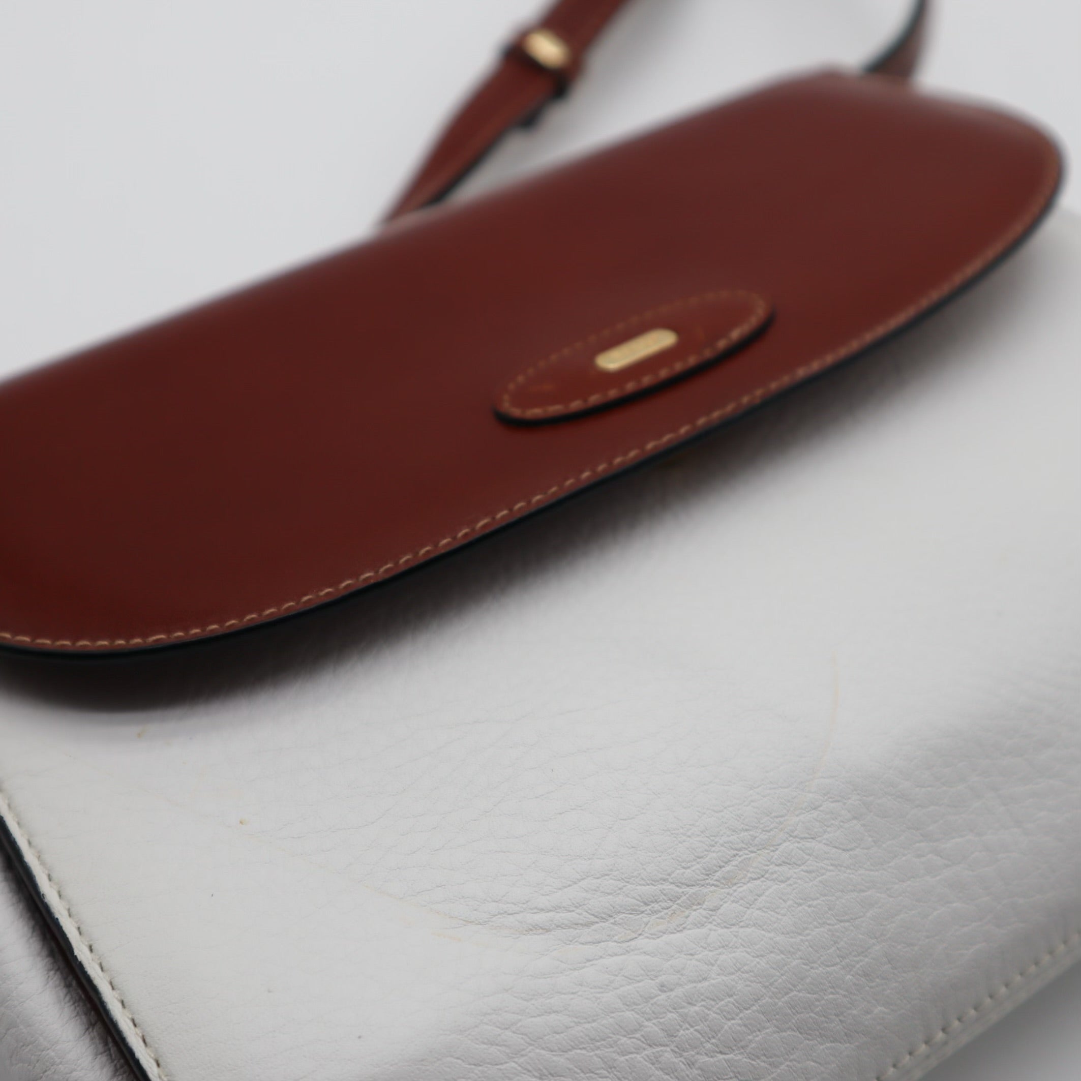 Vintage Color Block Crossbody Bag