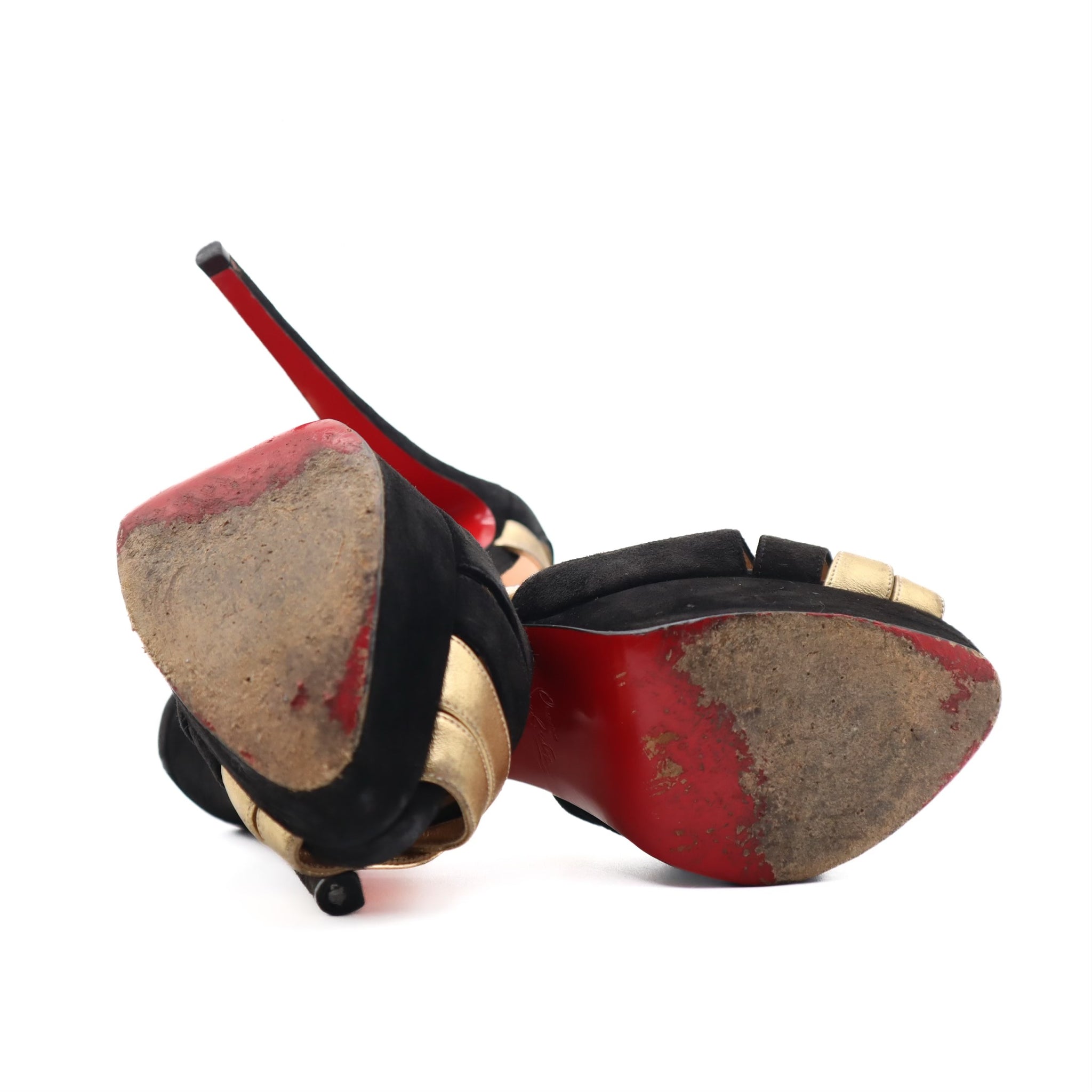 Glennalta Suede T-Strap Platform Pump Size 39