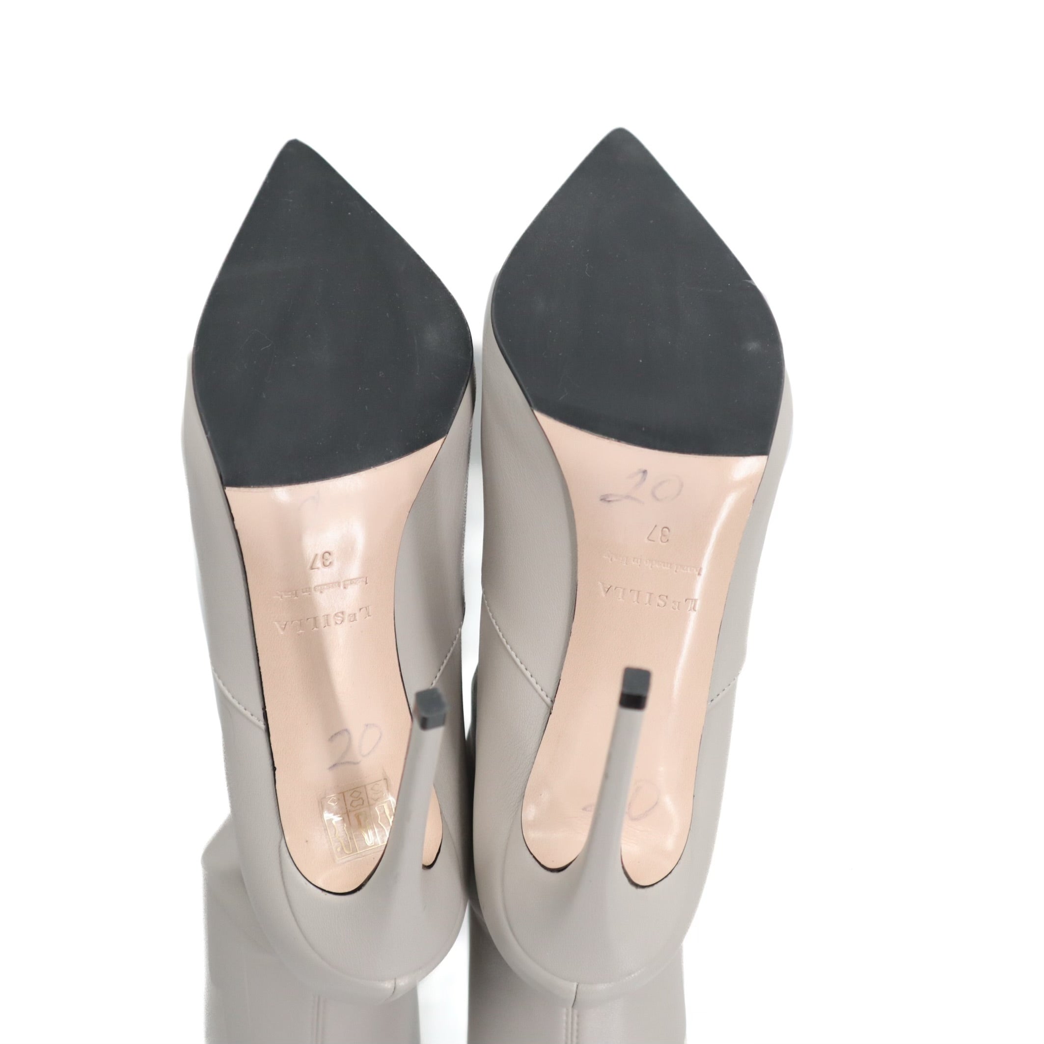 Eva Thigh High Pull On Leather Boot