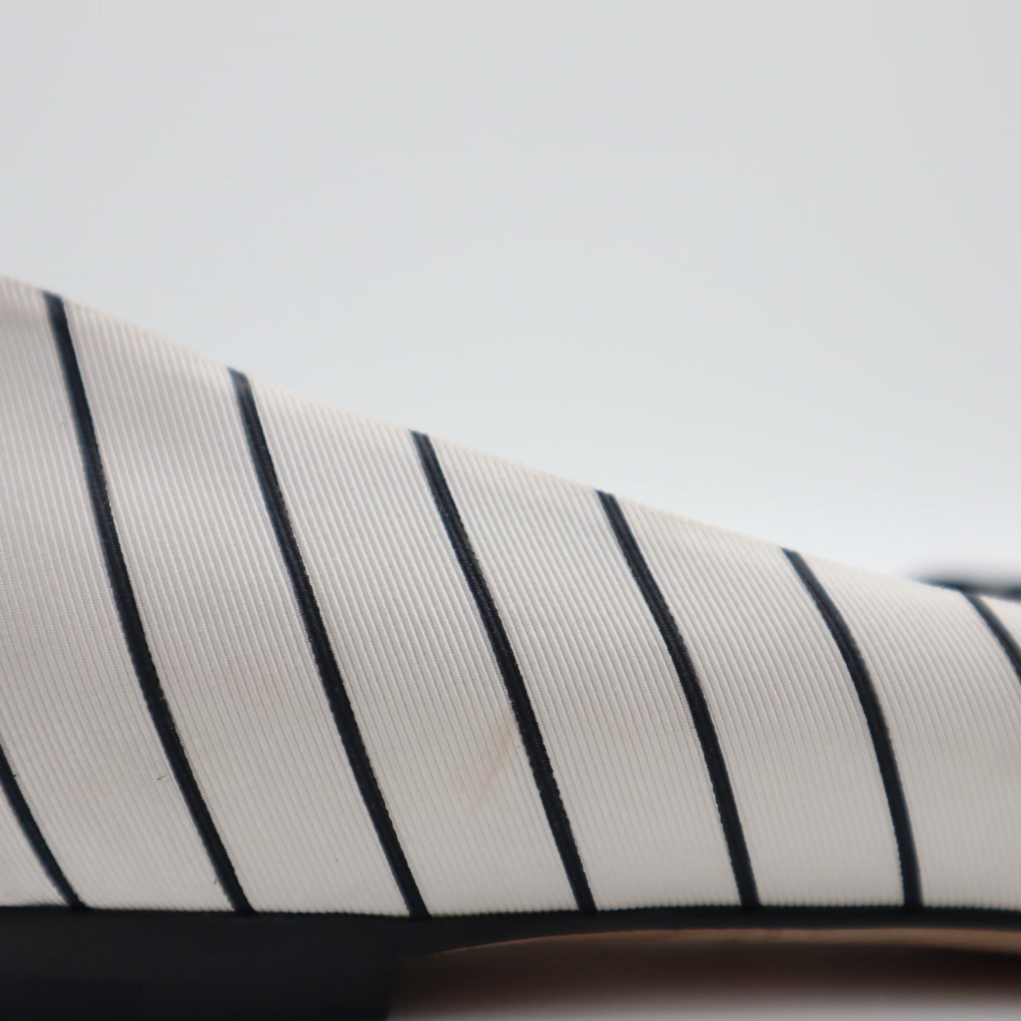 D'Orsay Asymmetrical Striped Flats Size 39