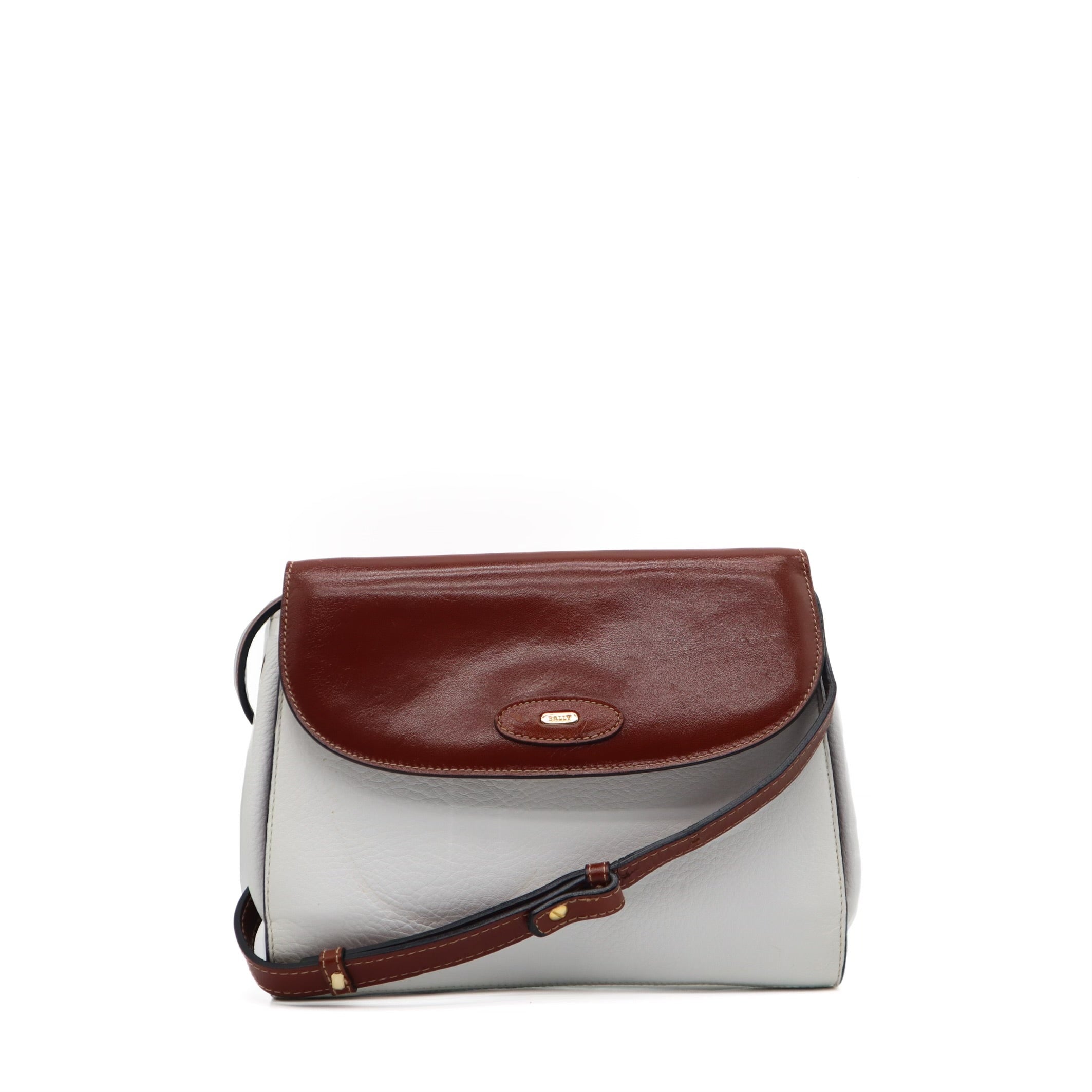Vintage Color Block Crossbody Bag