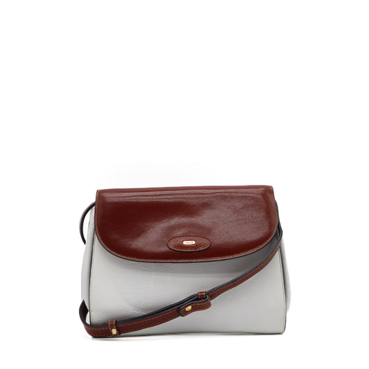 Vintage Color Block Crossbody Bag