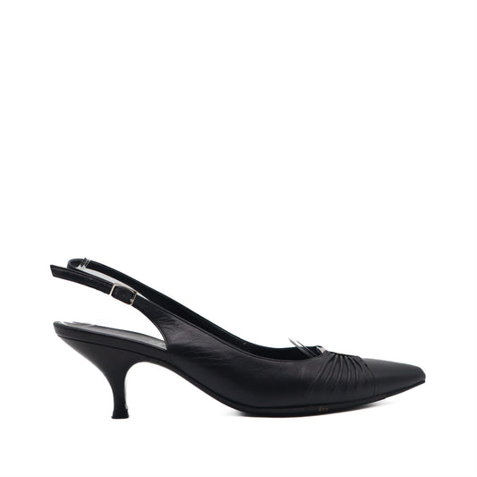 Vintage Slingback Leather Pump Size 7.5