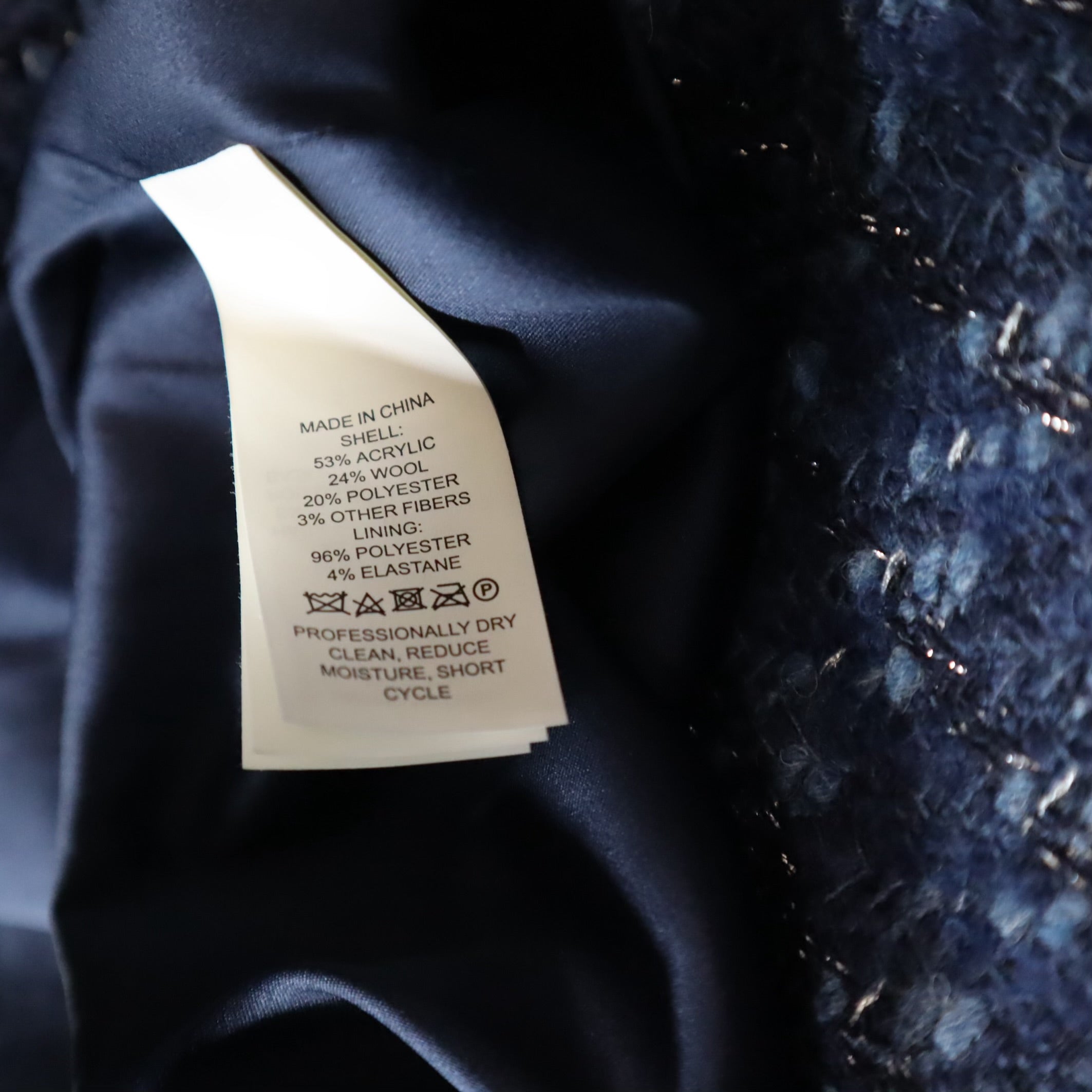 Madison Ave Joelle Tweed Tiered Skirt