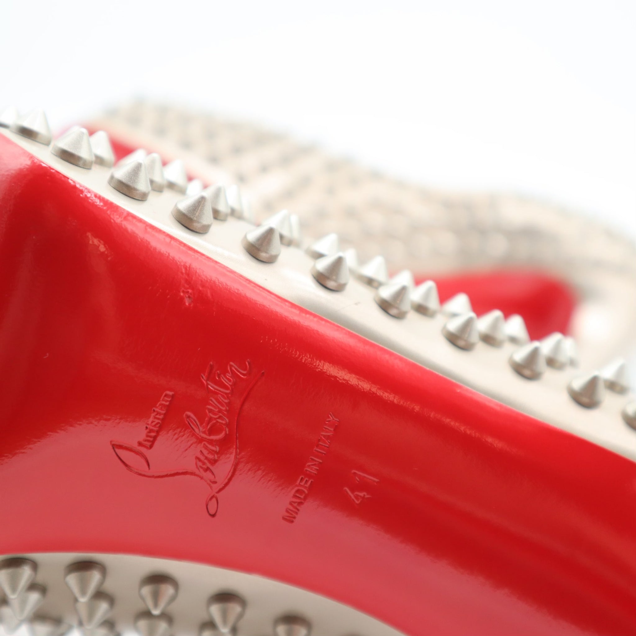 Vendome Peep Toe Spiked Platform Pumps Size 41