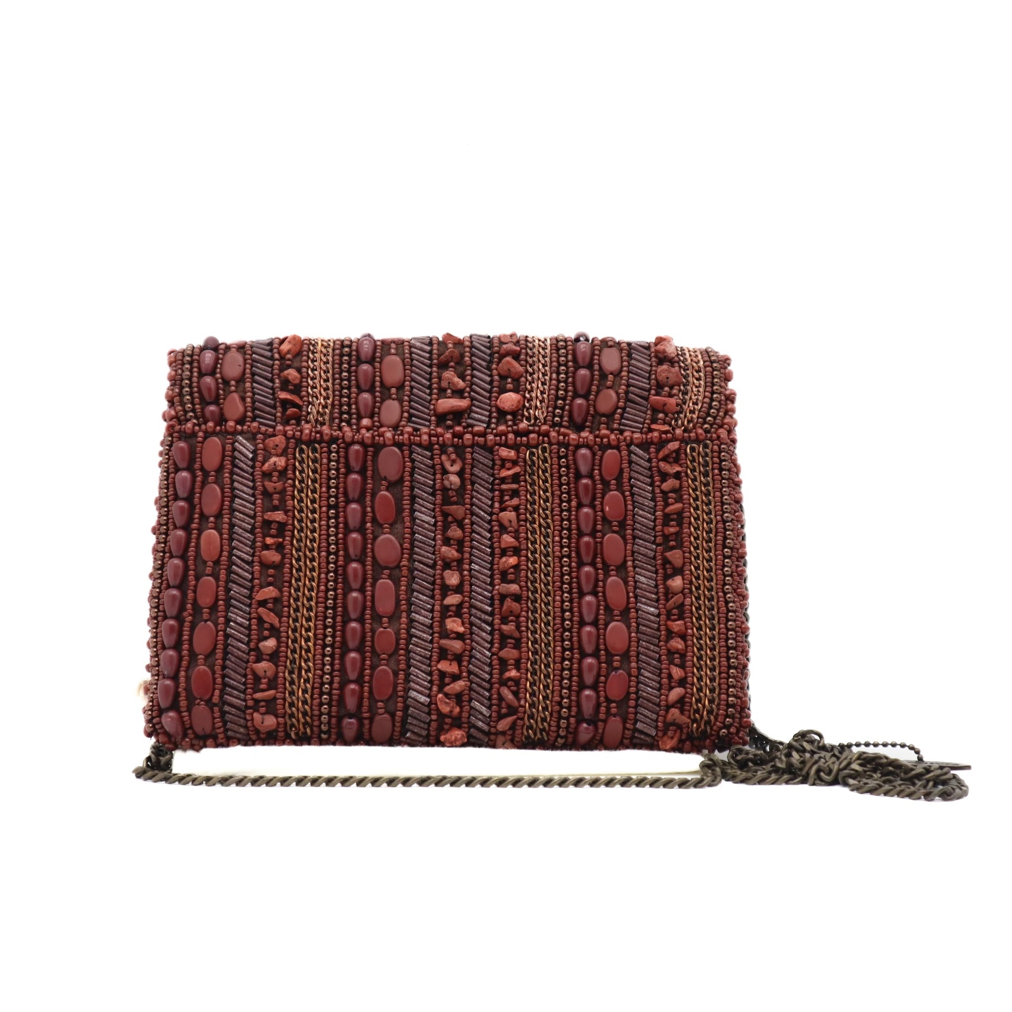 Vintage Beaded Flap Bag