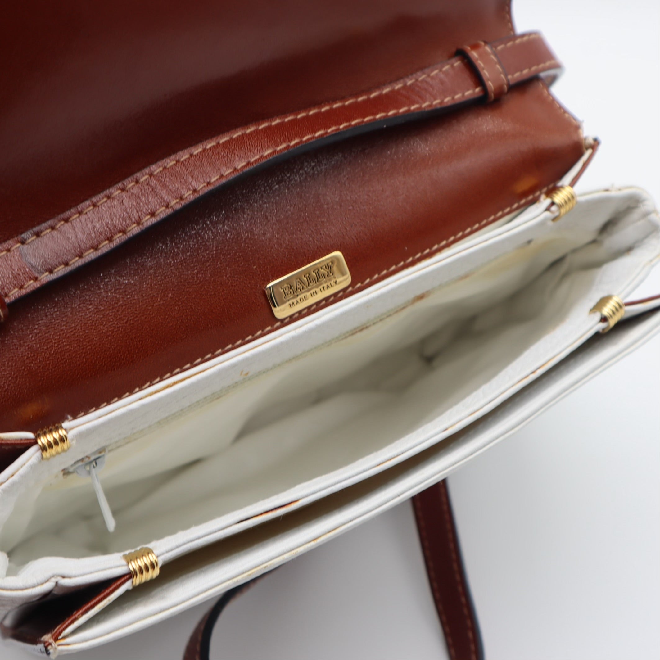 Vintage Color Block Crossbody Bag