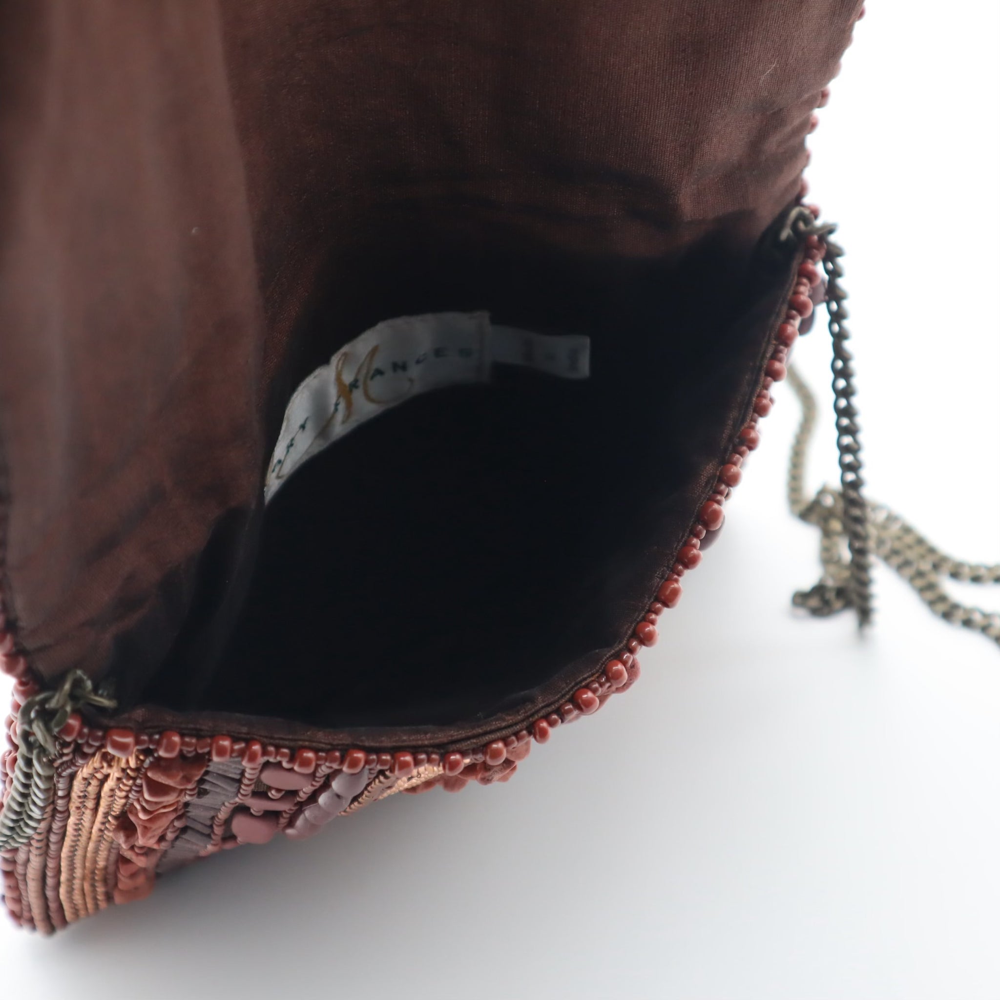 Vintage Beaded Flap Bag