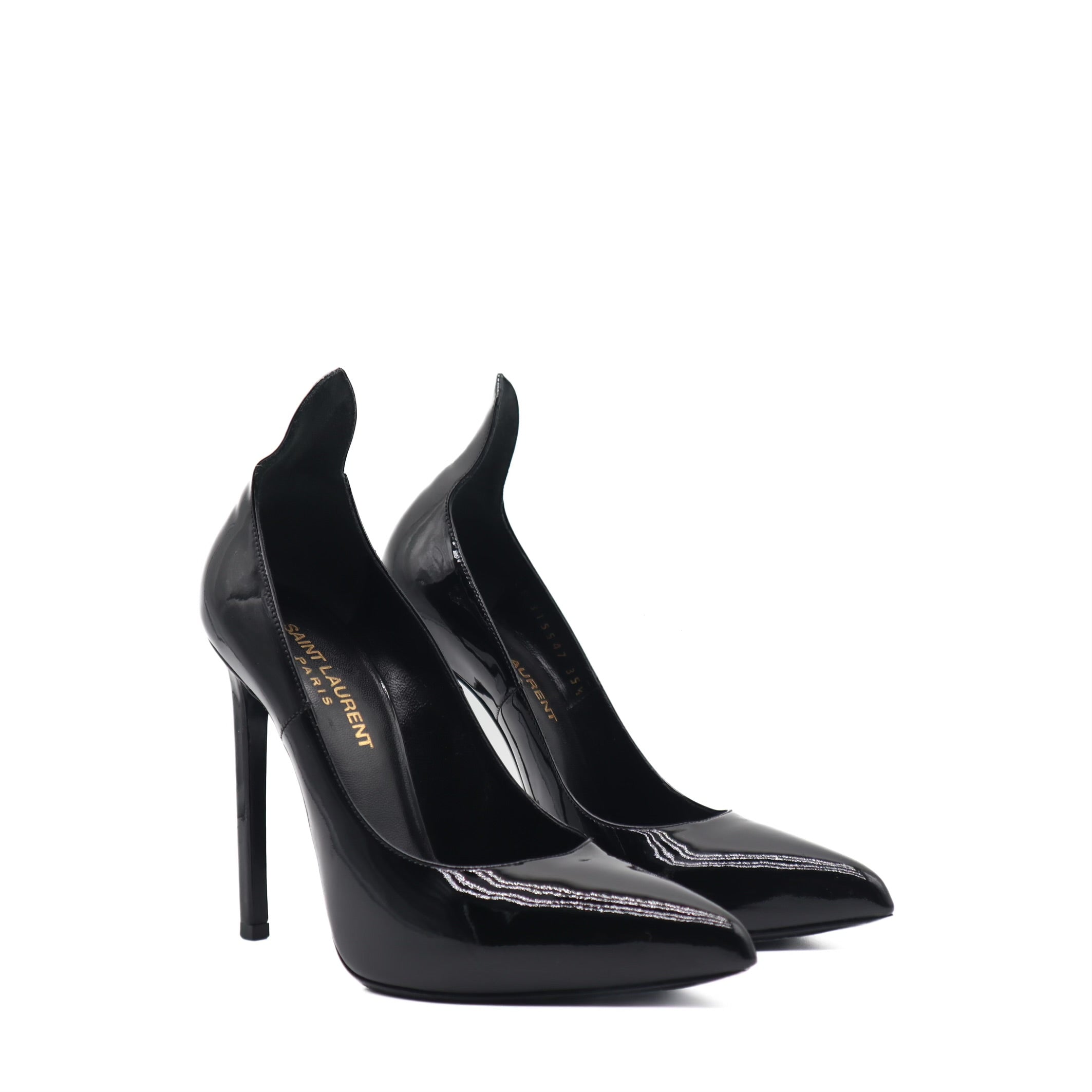 Thorn Patent Leather Pointed Toe Pump Size 35.5 EU