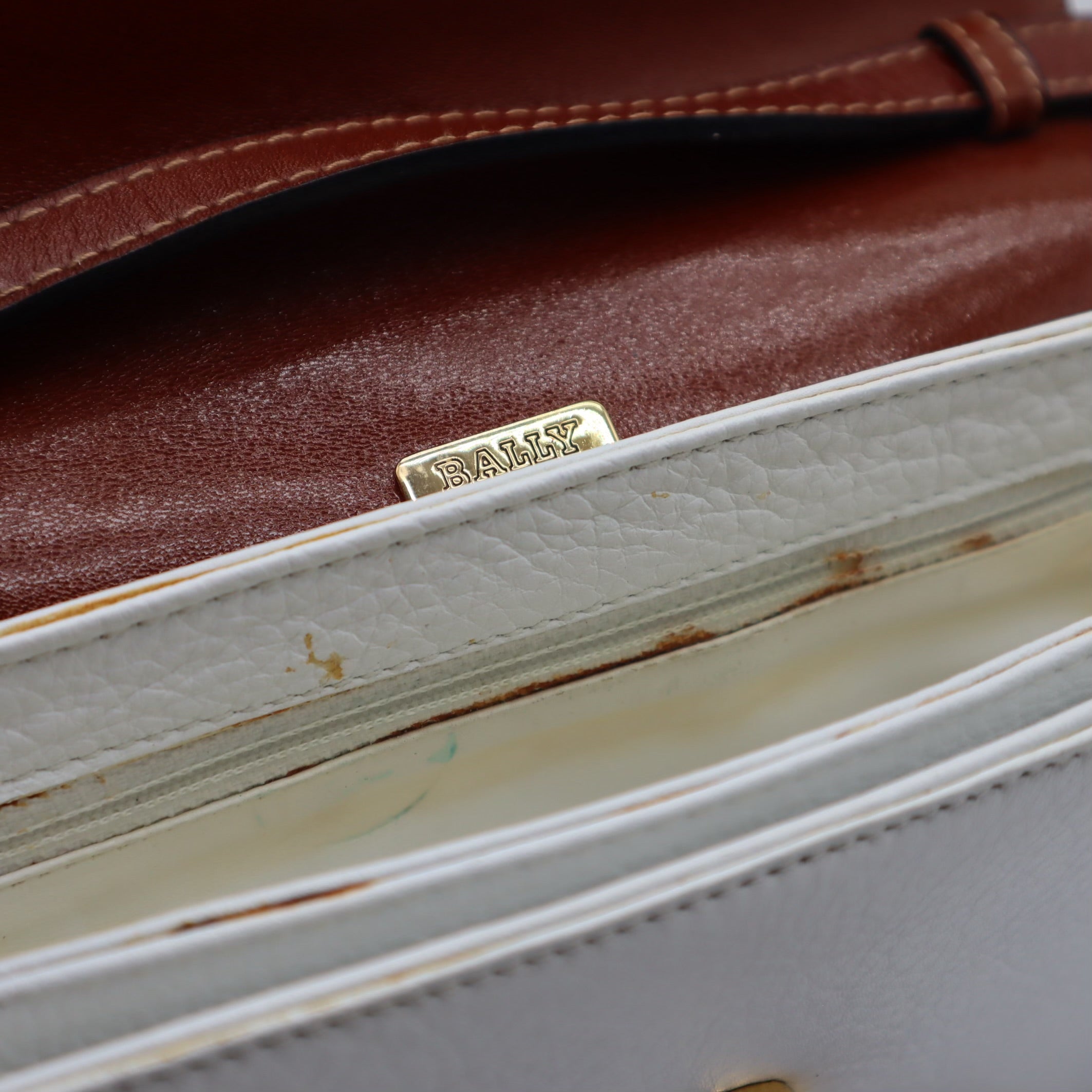 Vintage Color Block Crossbody Bag