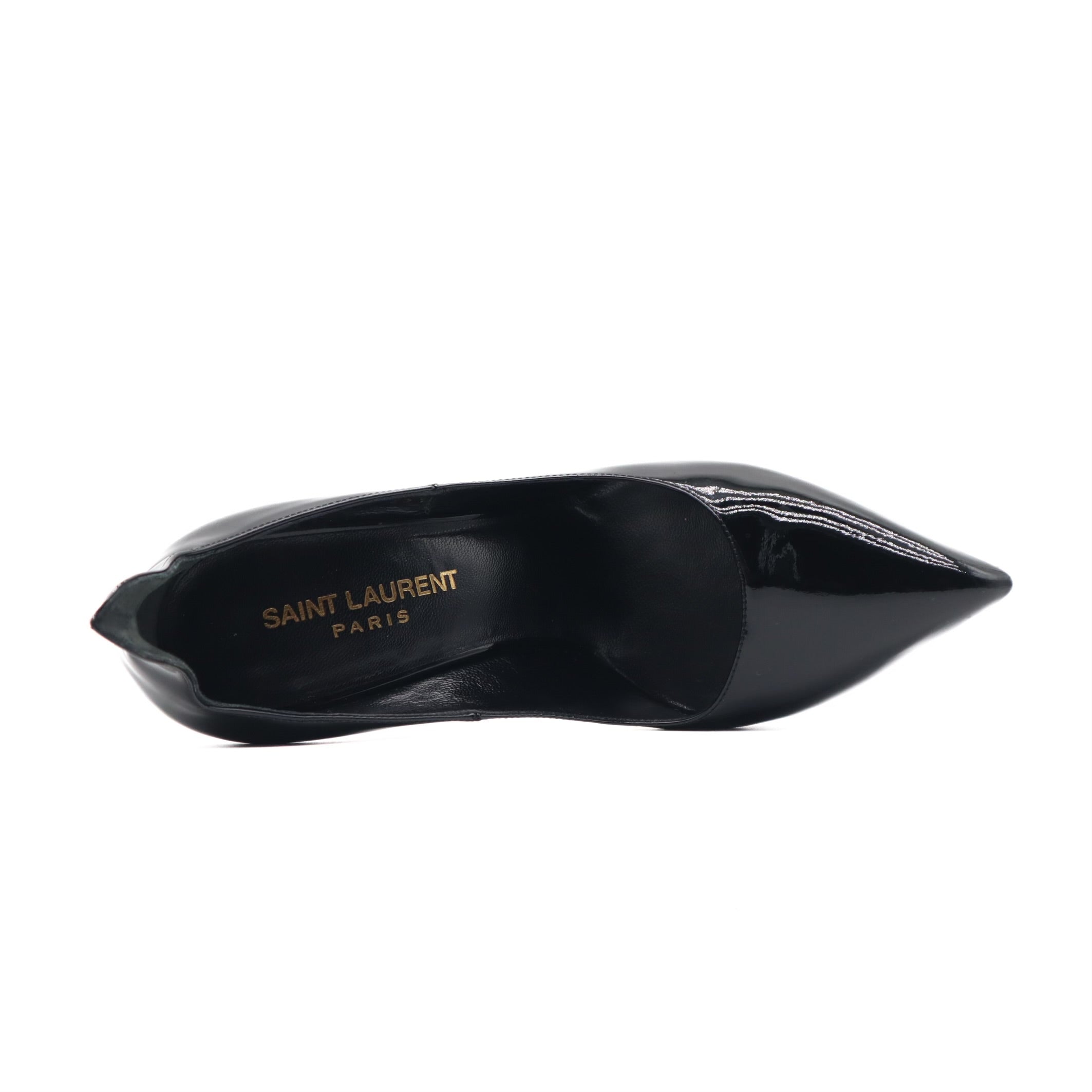 Thorn Patent Leather Pointed Toe Pump Size 35.5 EU