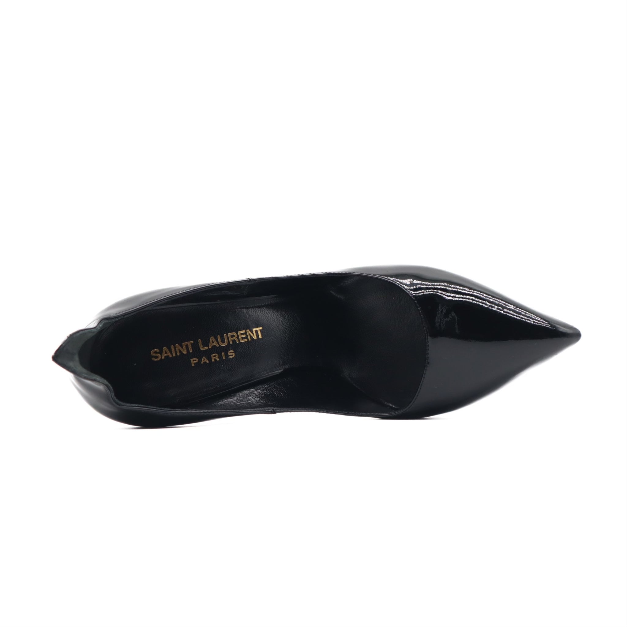 Thorn Patent Leather Pointed Toe Pump Size 35.5 EU