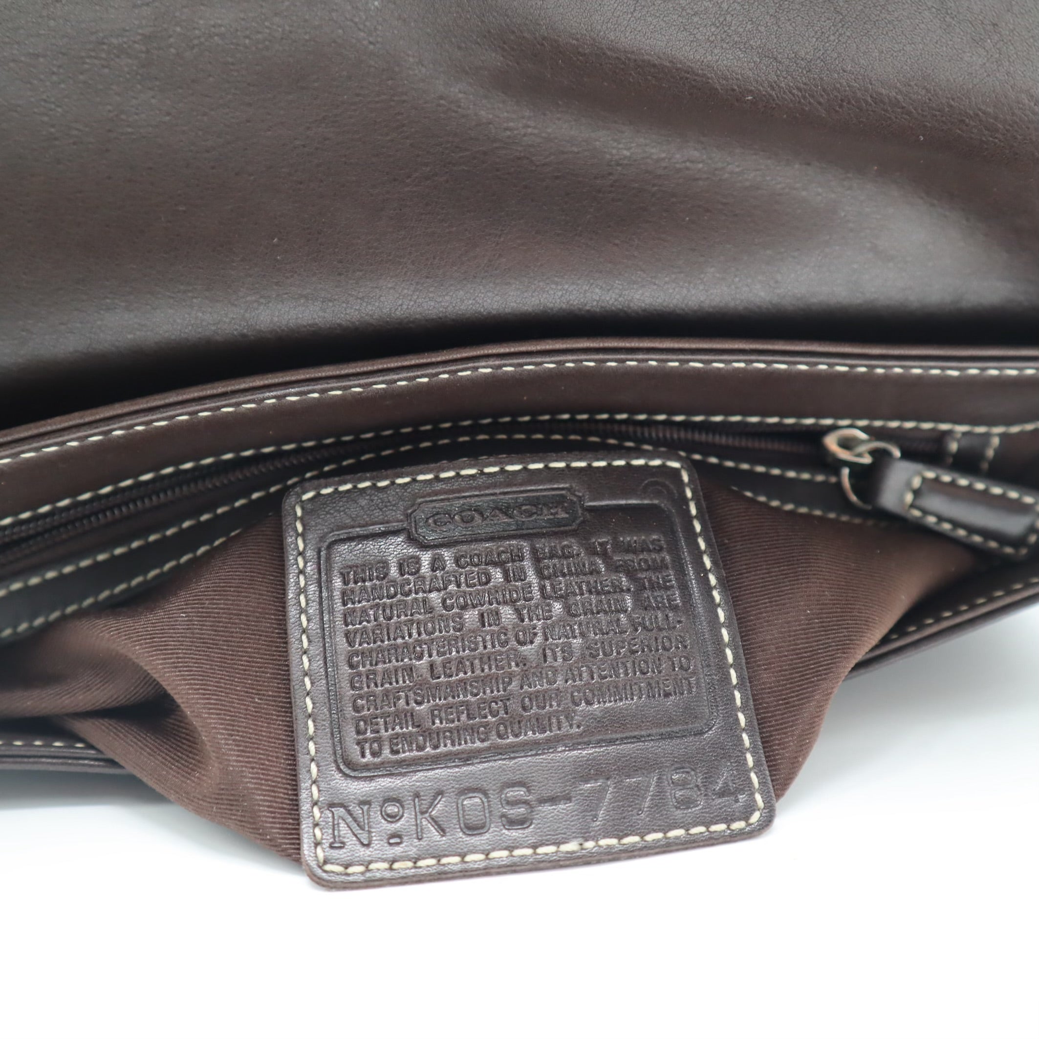 Hamptons Leather Demi Flap Shoulder Bag