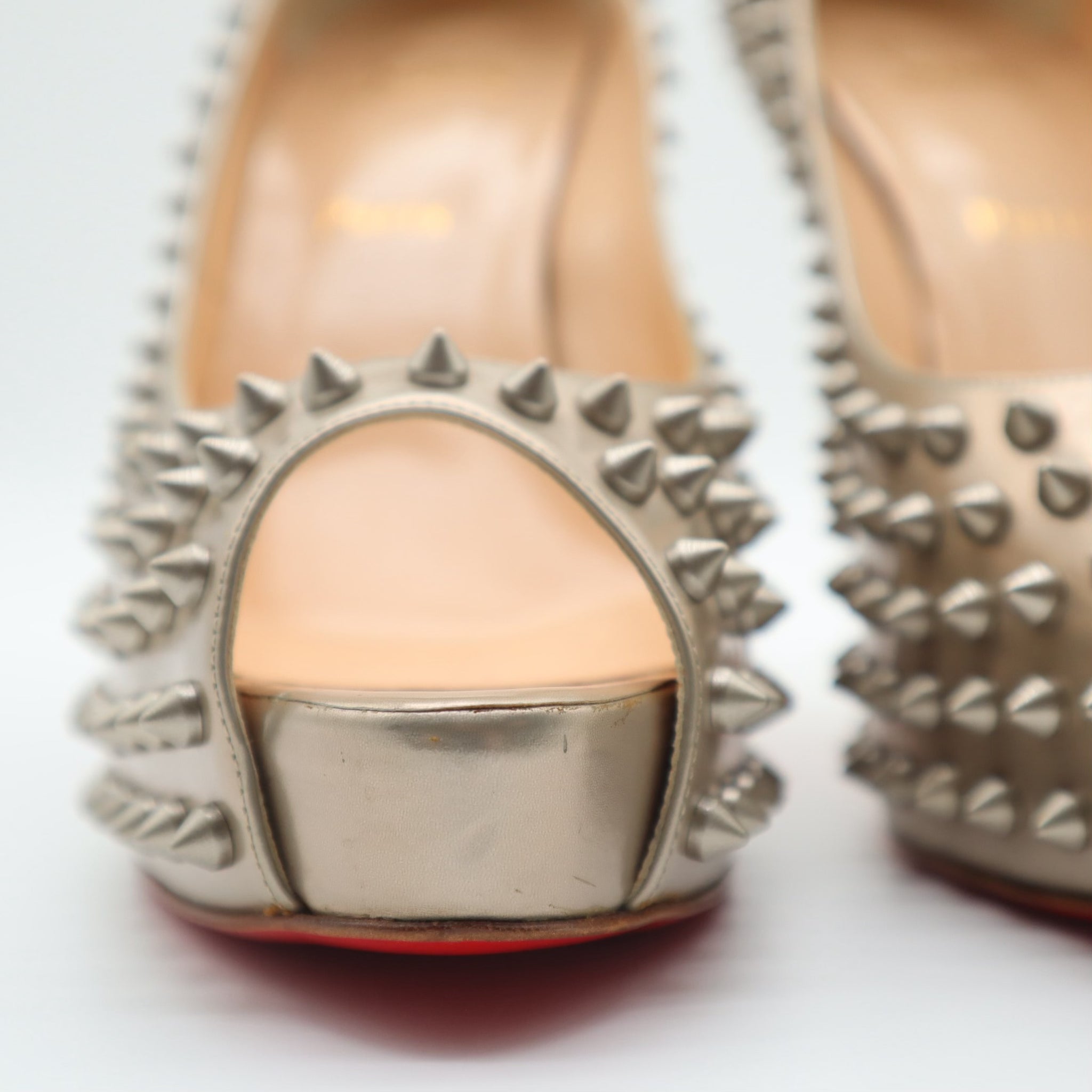 Vendome Peep Toe Spiked Platform Pumps Size 41